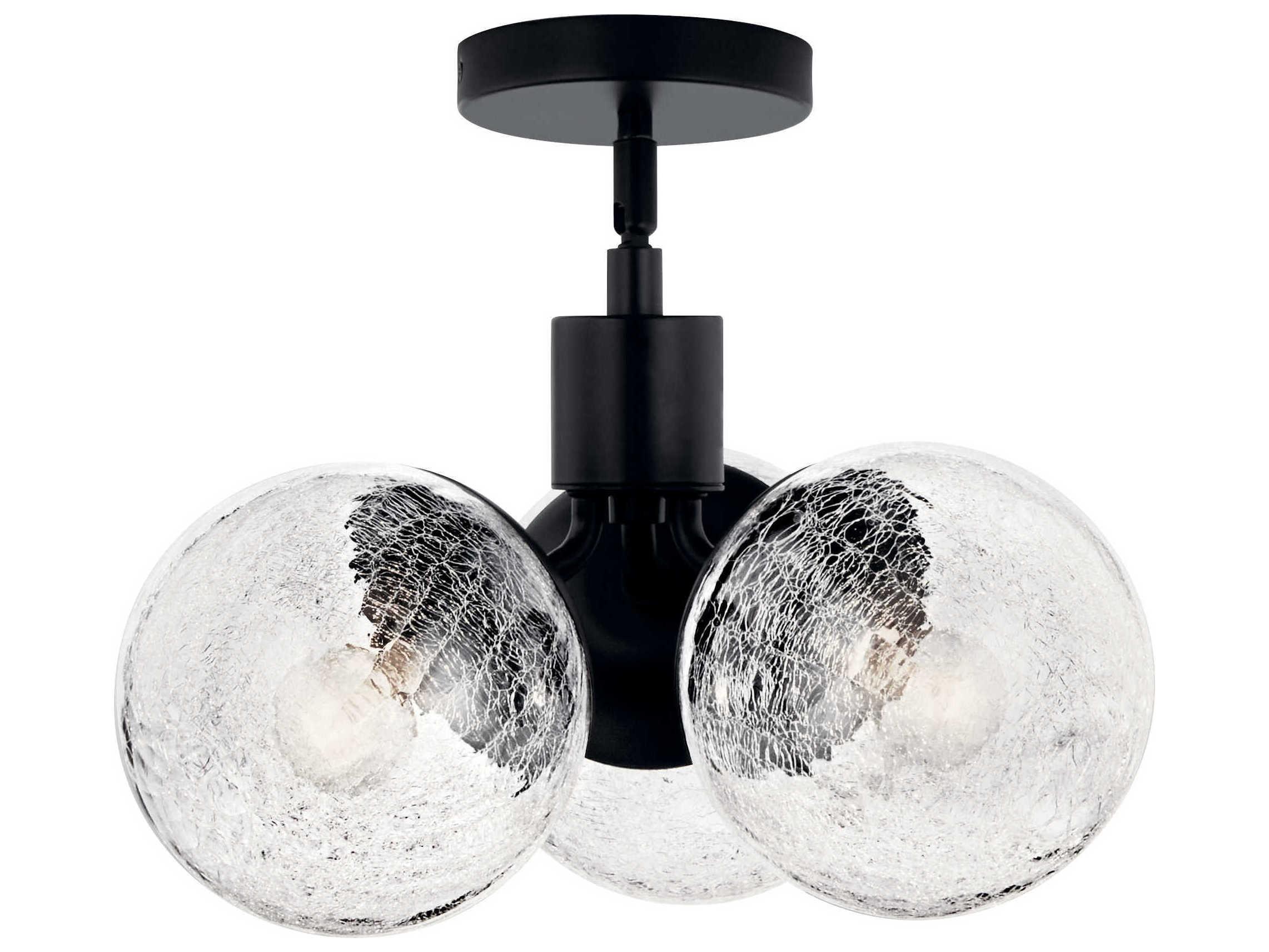 Kichler Silvarious 3-Light Black Pendant