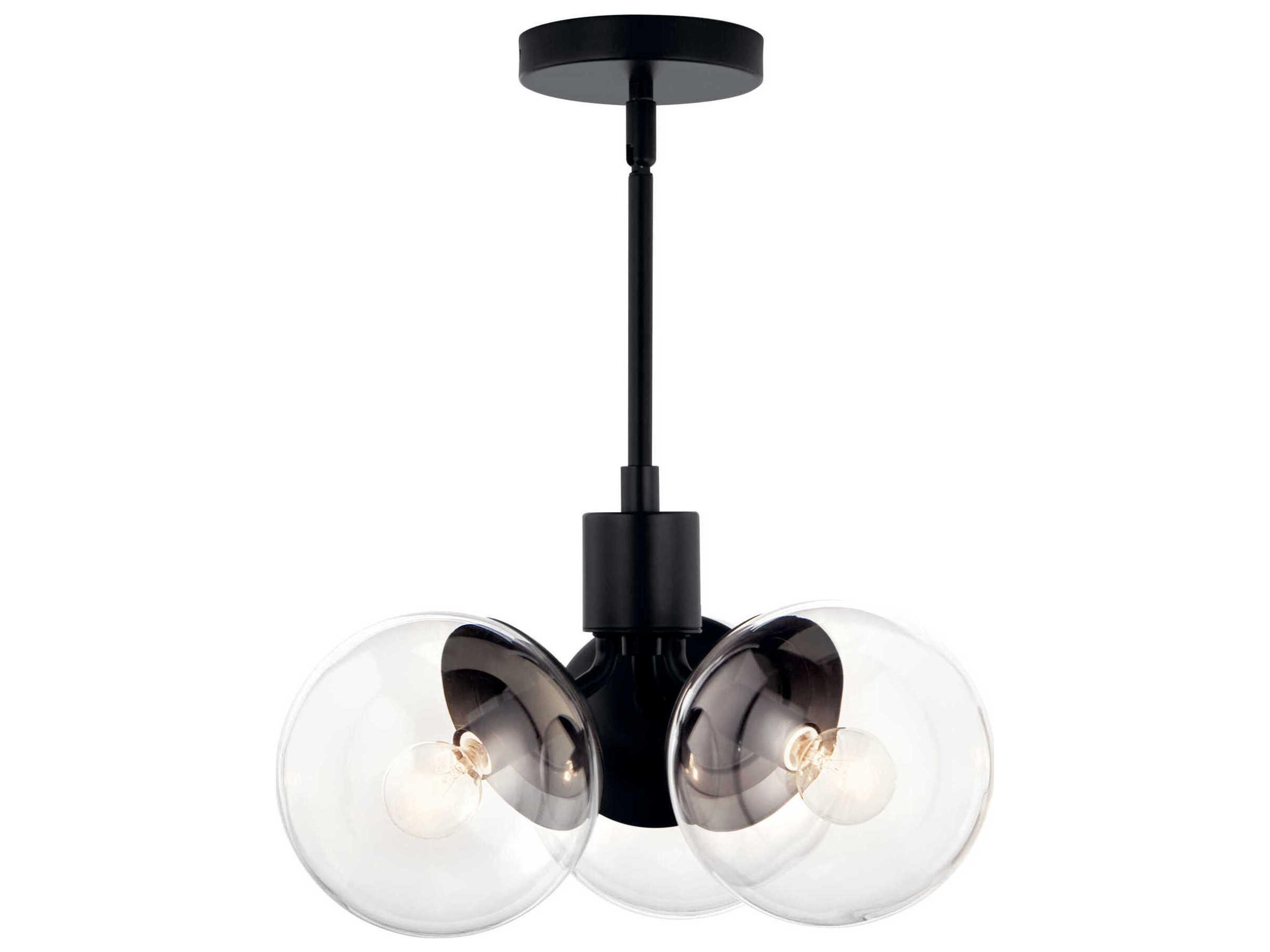 Kichler Silvarious 3-Light Black Pendant