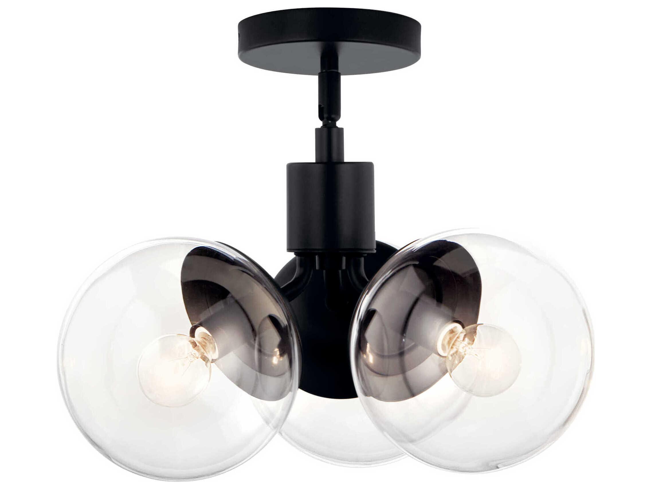 Kichler Silvarious 3-Light Black Pendant