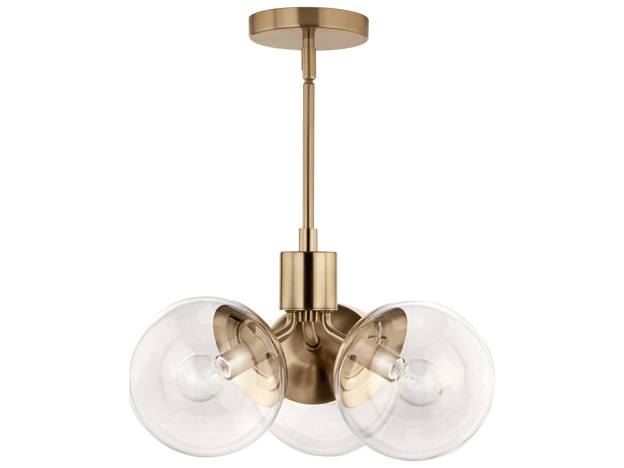 Kichler Silvarious 3-Light Champagne Bronze Pendant