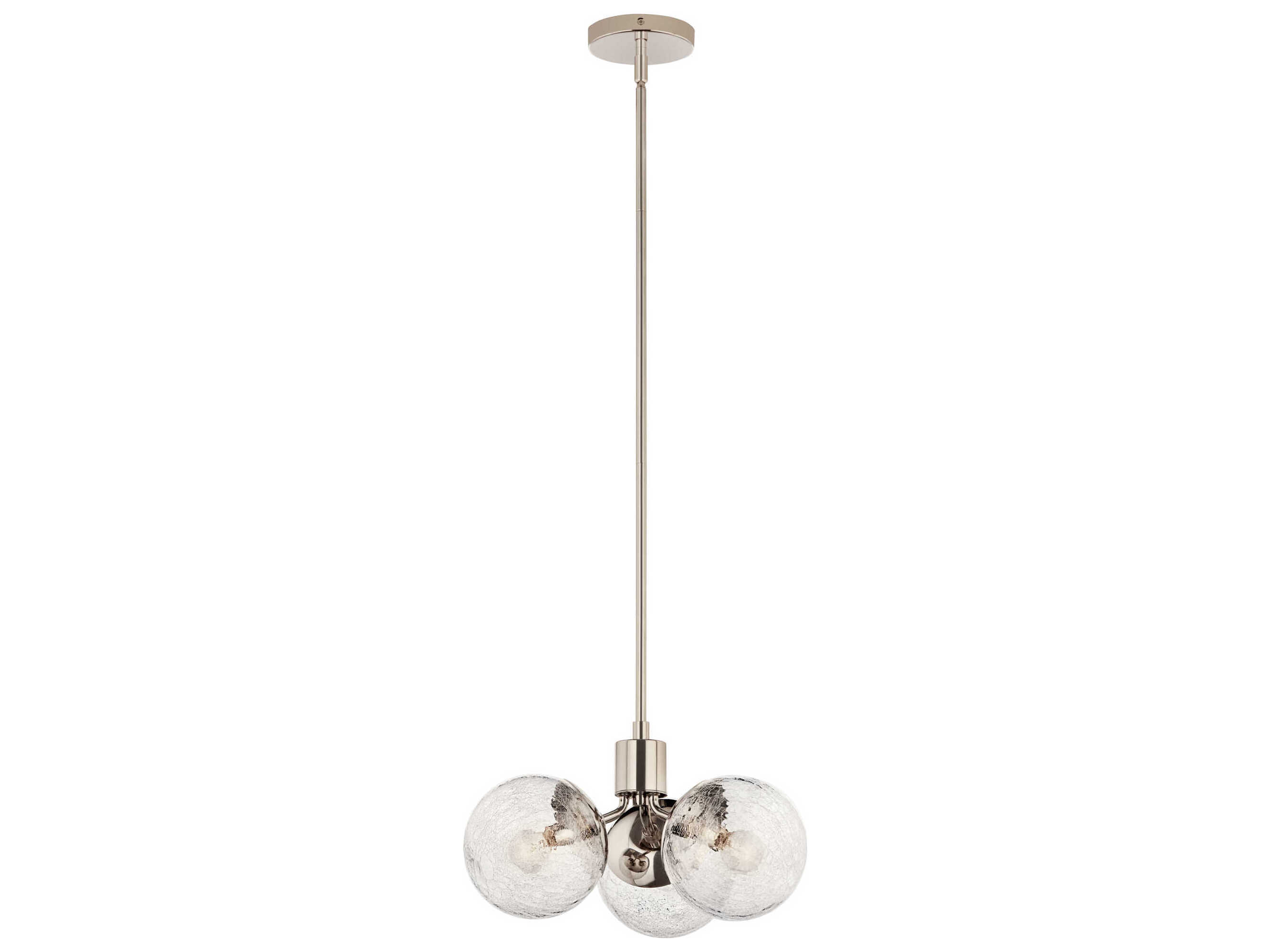 Kichler Silvarious 3-Light Polished Nickel Pendant