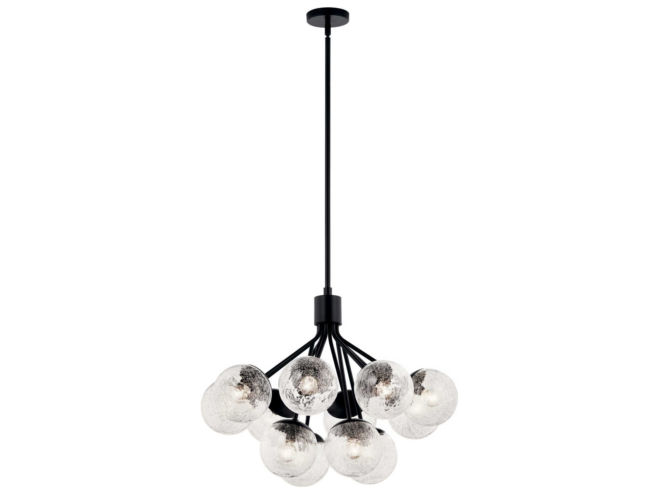Kichler Silvarious 12-Light Black Chandelier