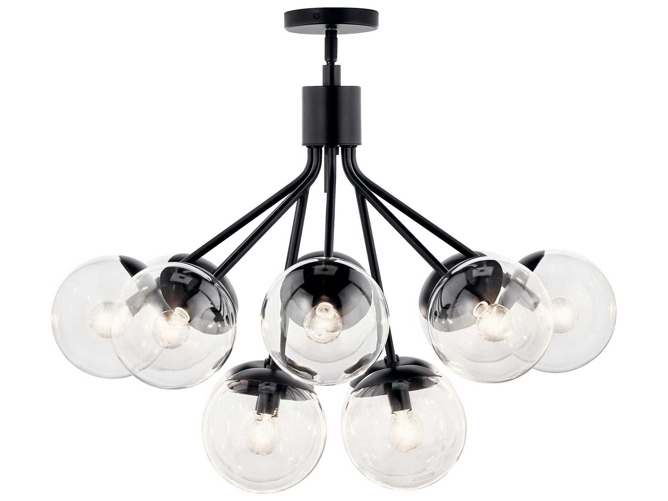 Kichler Silvarious 12-Light Black Chandelier