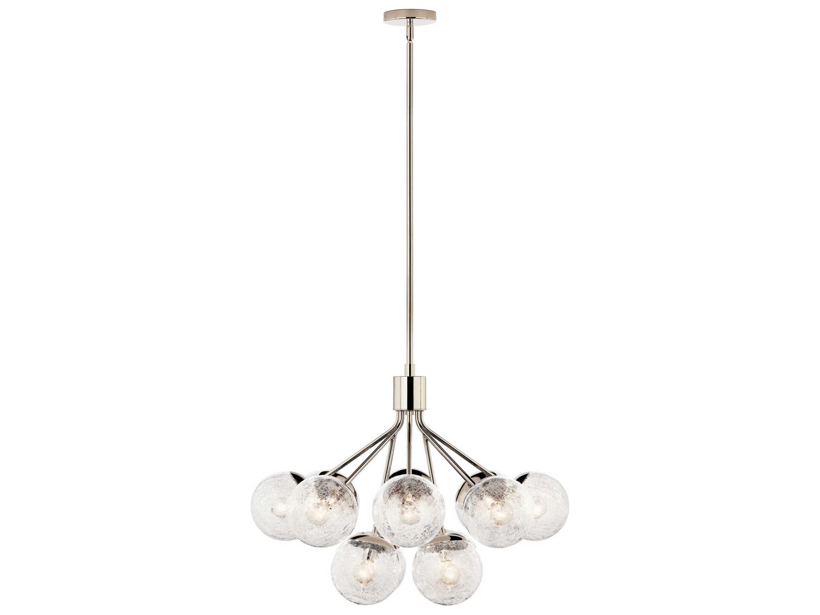 Kichler Silvarious 12-Light Polished Nickel Chandelier