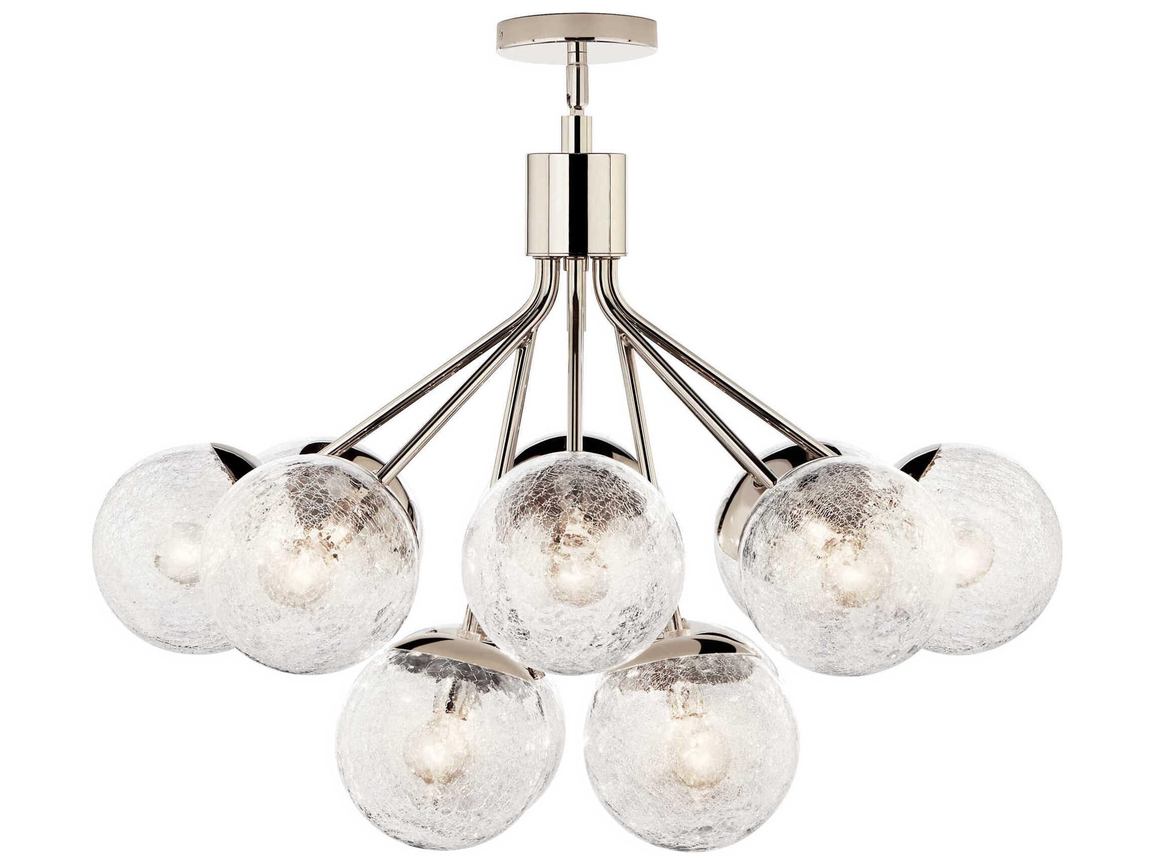Kichler Silvarious 12-Light Polished Nickel Chandelier