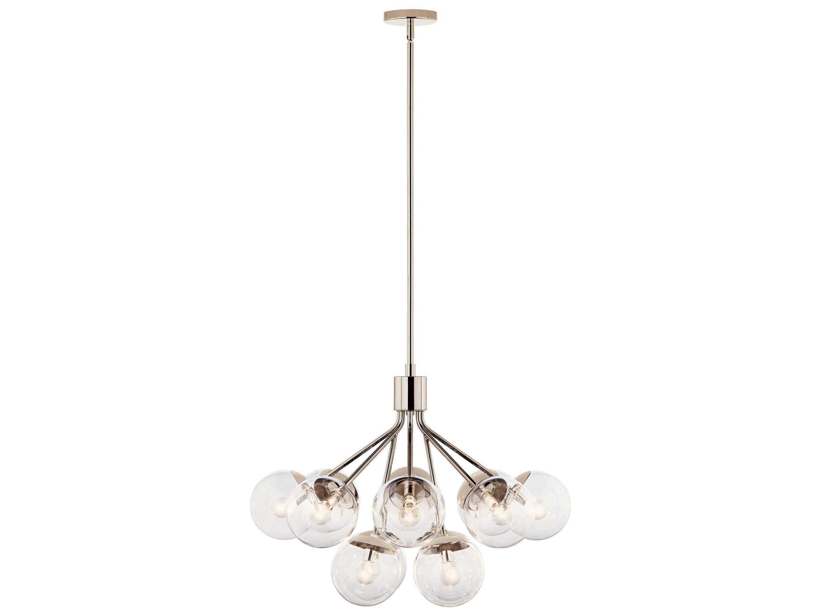 Kichler Silvarious 12-Light Polished Nickel Chandelier