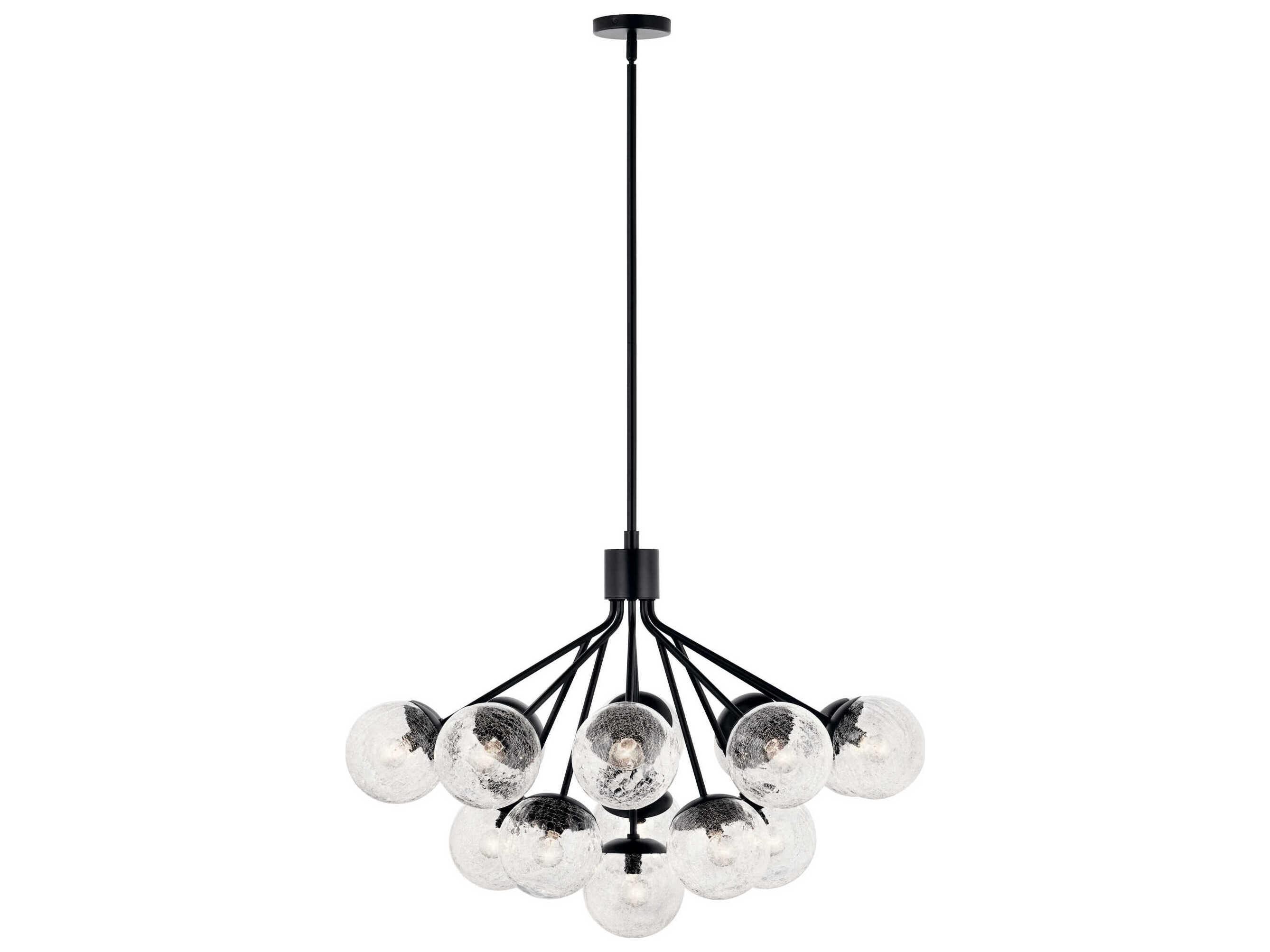 Kichler Silvarious 16-Light Black Chandelier