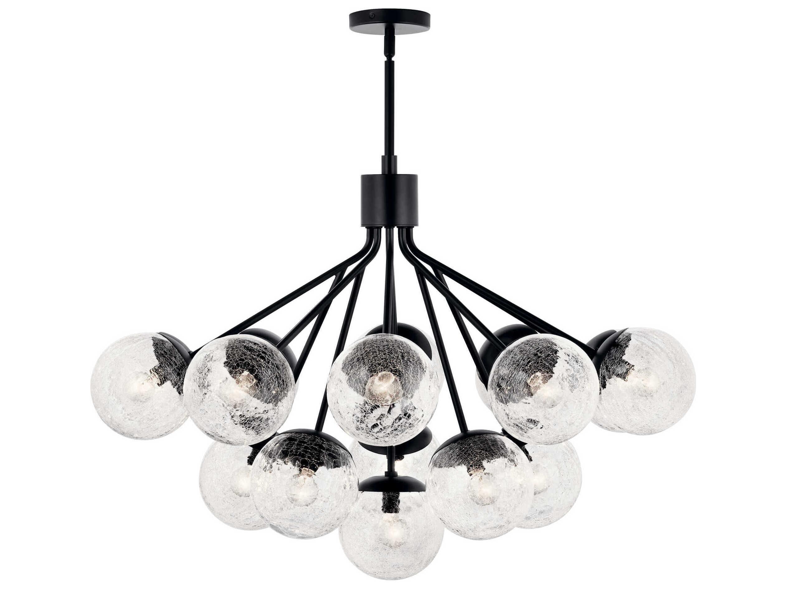 Kichler Silvarious 16-Light Black Chandelier