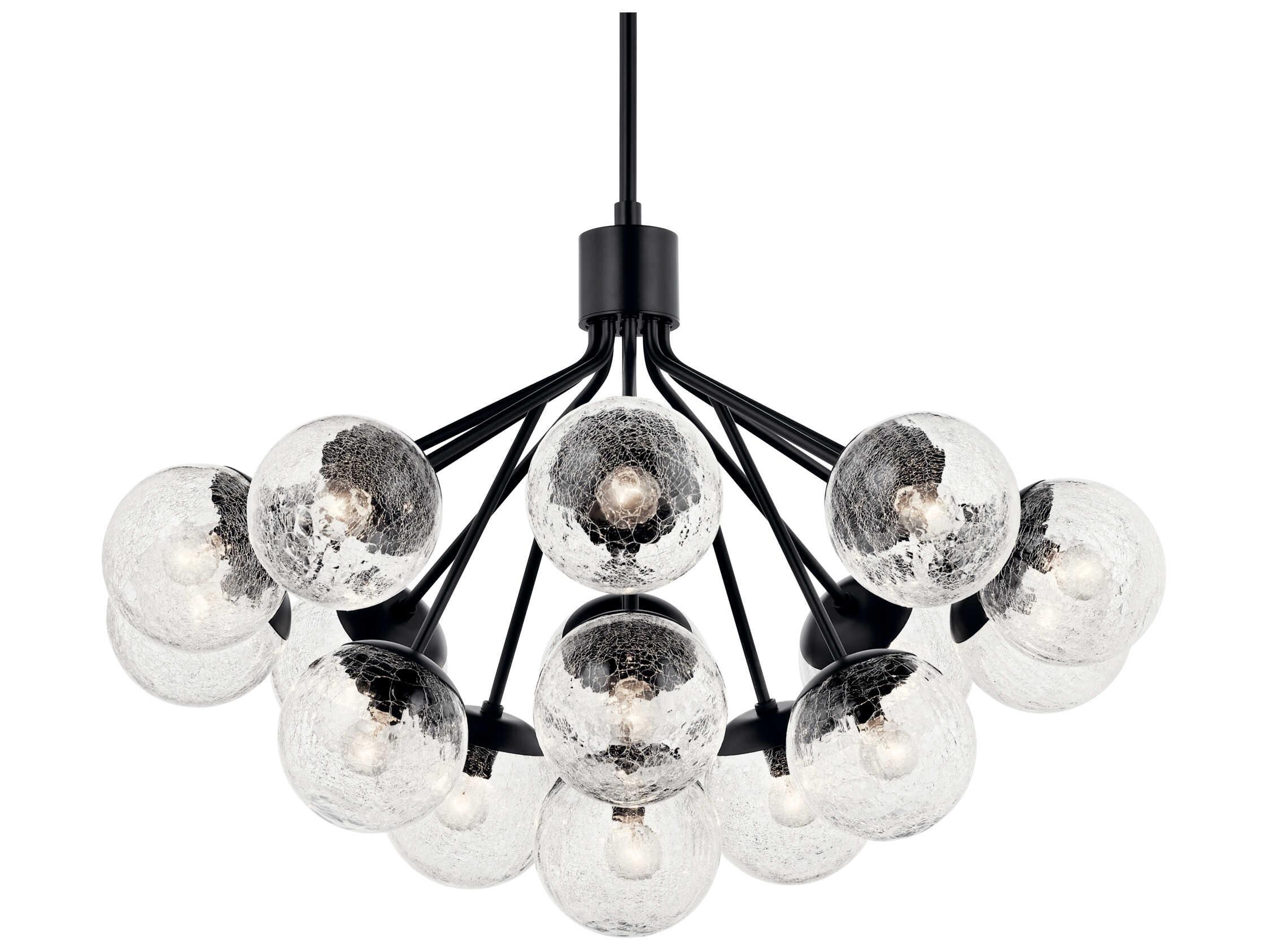 Kichler Silvarious 16-Light Black Chandelier