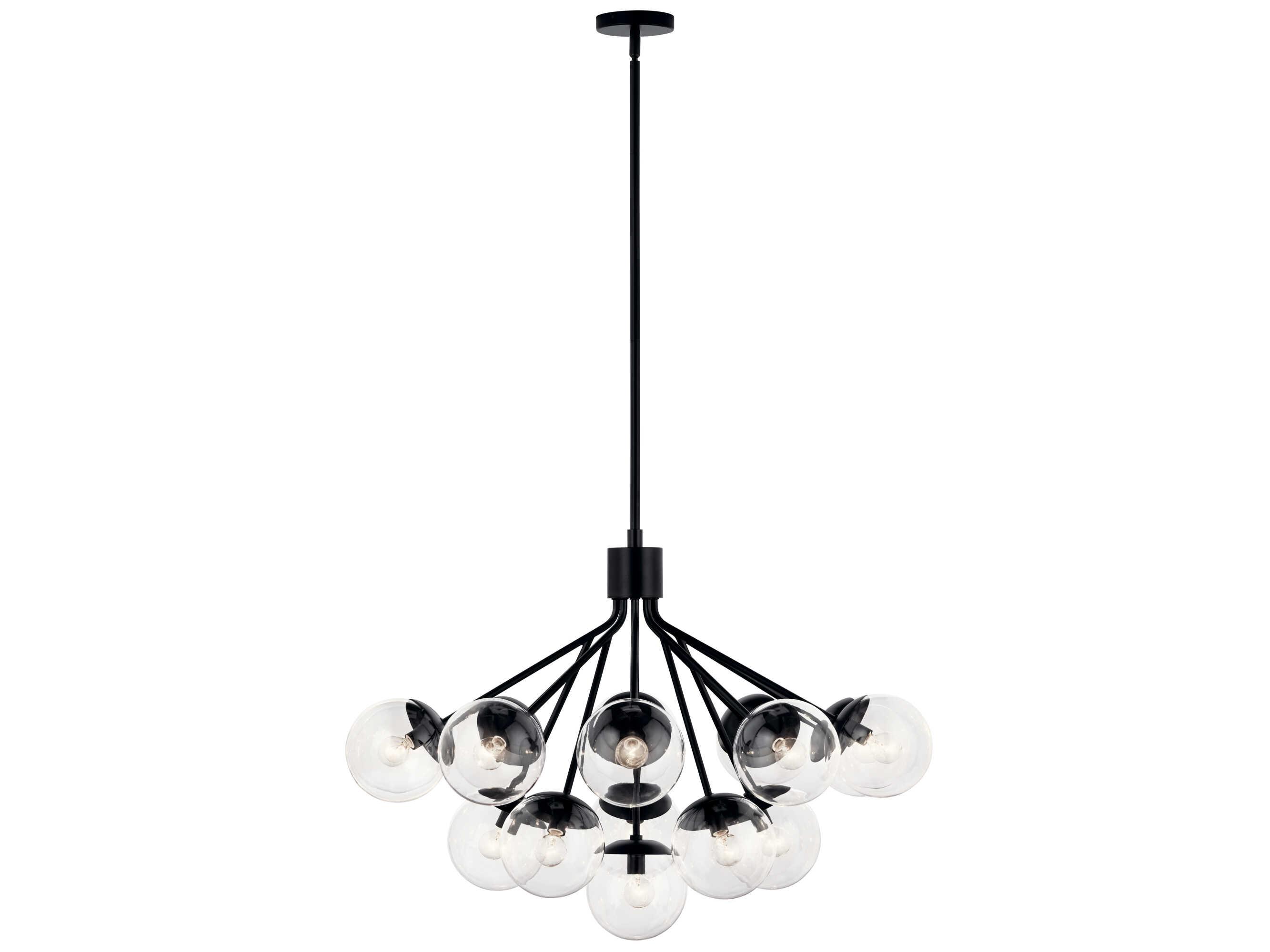 Kichler Silvarious 16-Light Black Chandelier