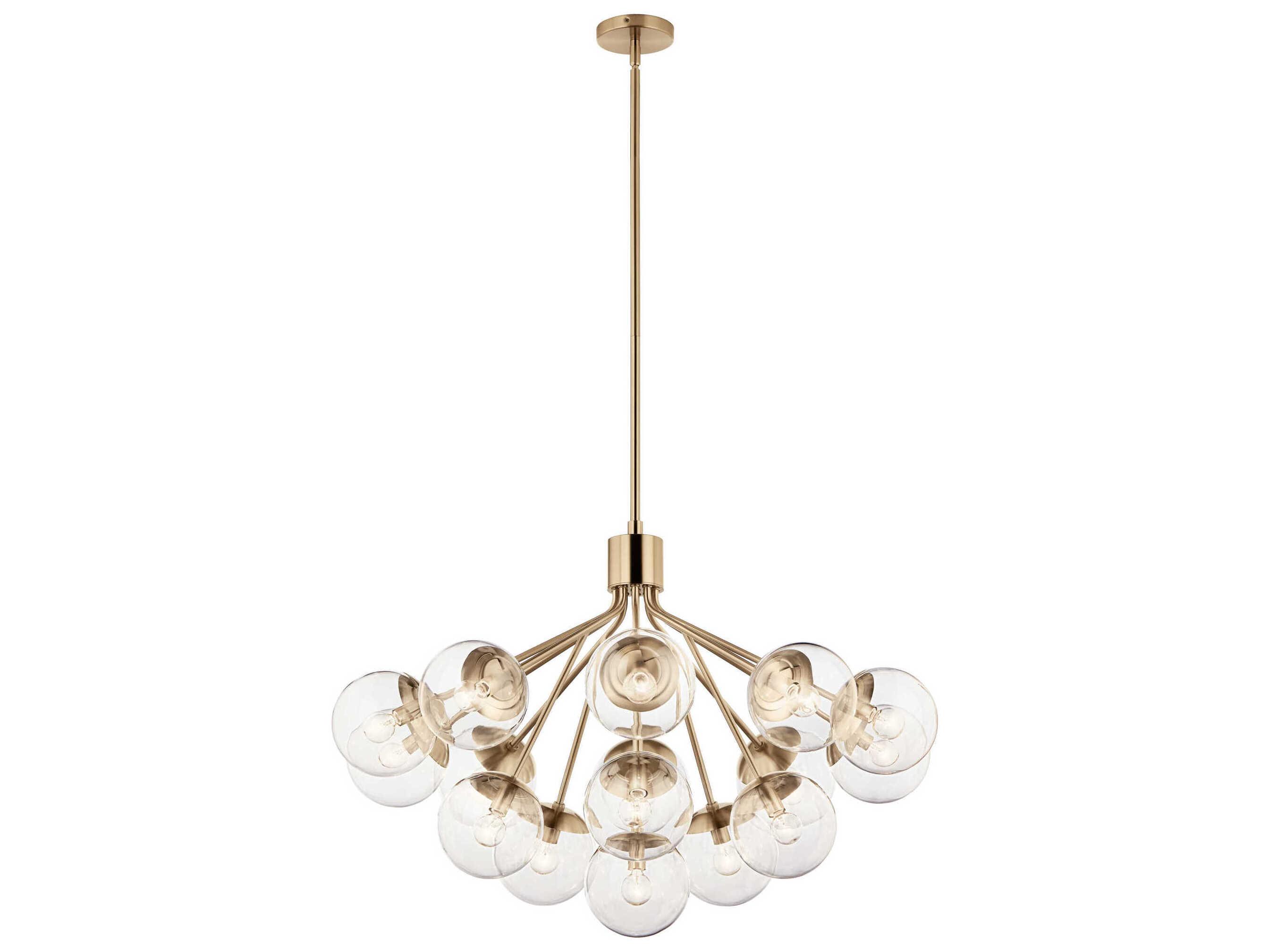 Kichler Silvarious 16-Light Champagne Bronze Chandelier