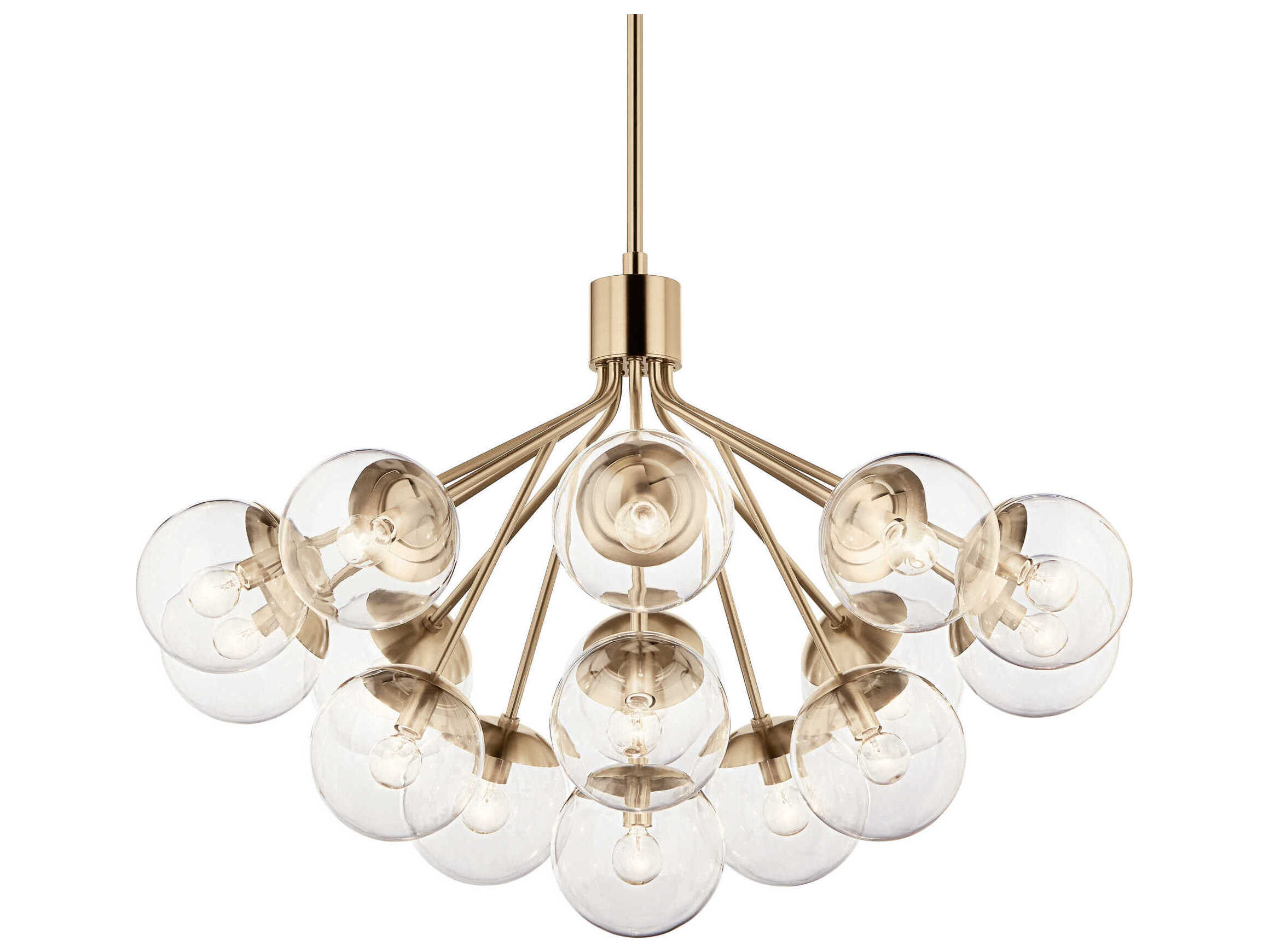 Kichler Silvarious 16-Light Champagne Bronze Chandelier