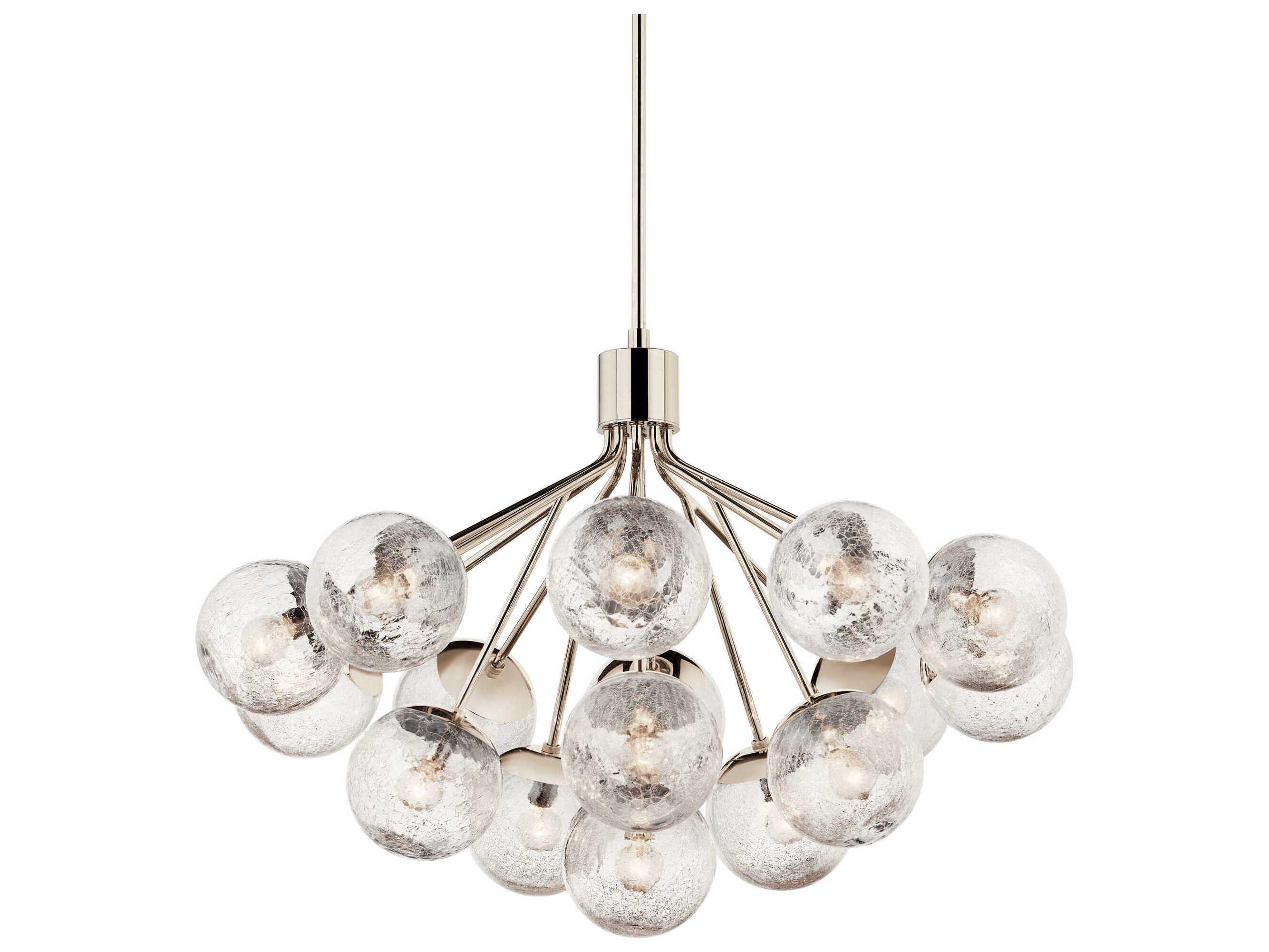 Kichler Silvarious 16-Light Polished Nickel Chandelier