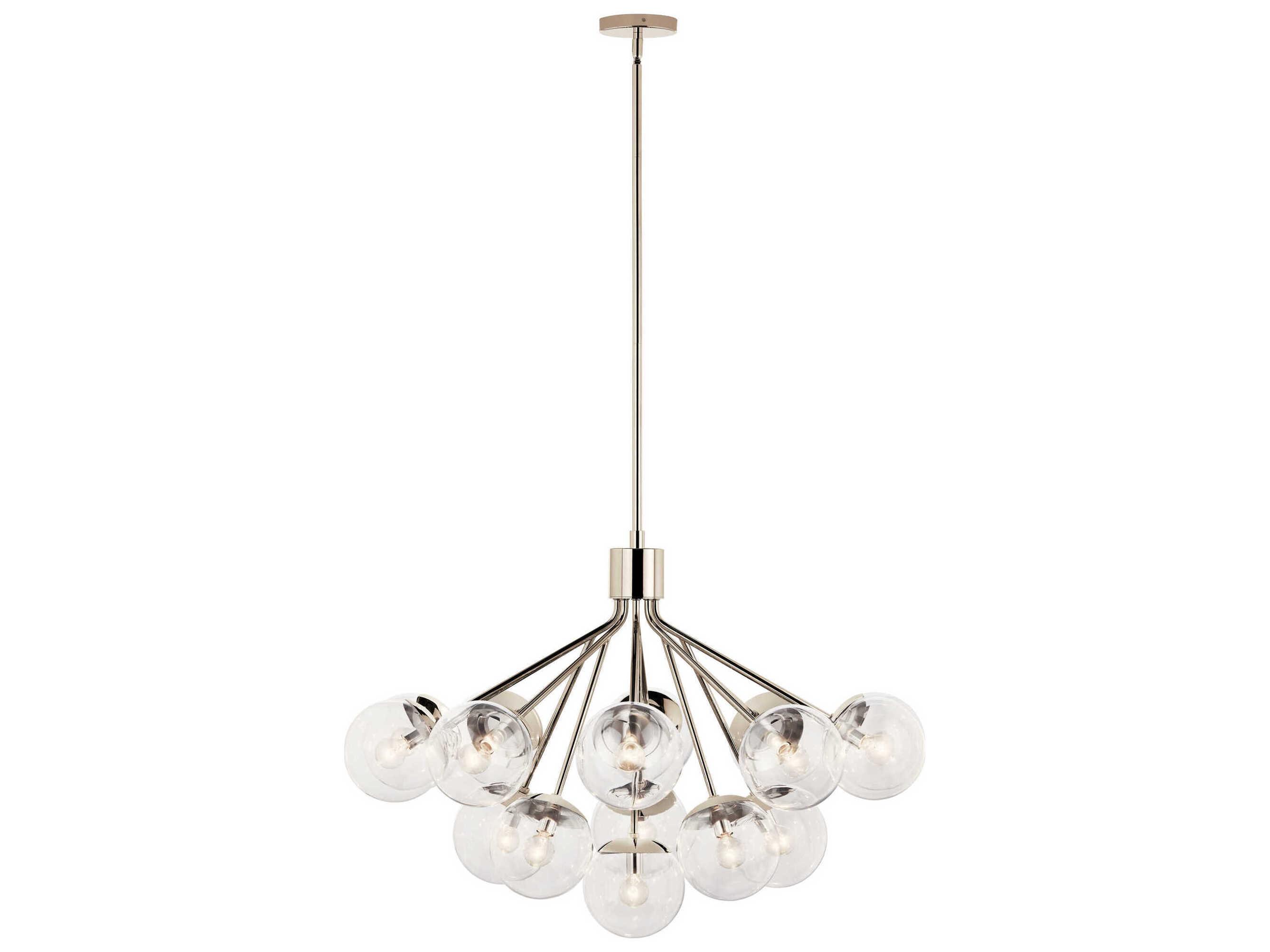 Kichler Silvarious 16-Light Polished Nickel Chandelier