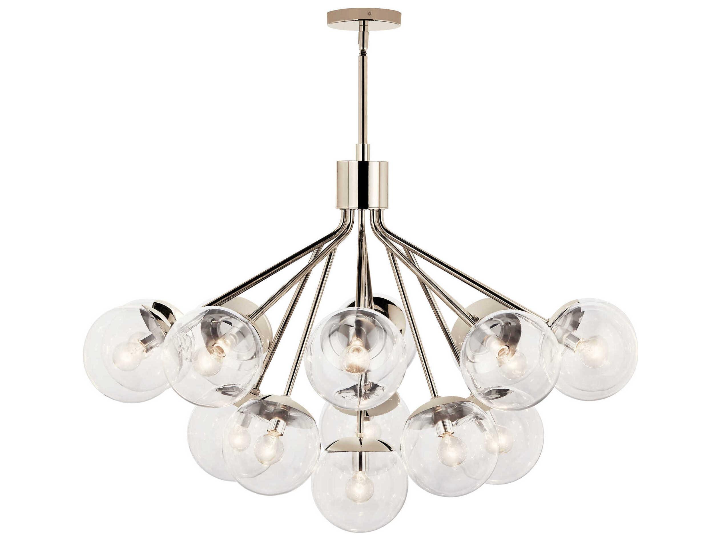 Kichler Silvarious 16-Light Polished Nickel Chandelier