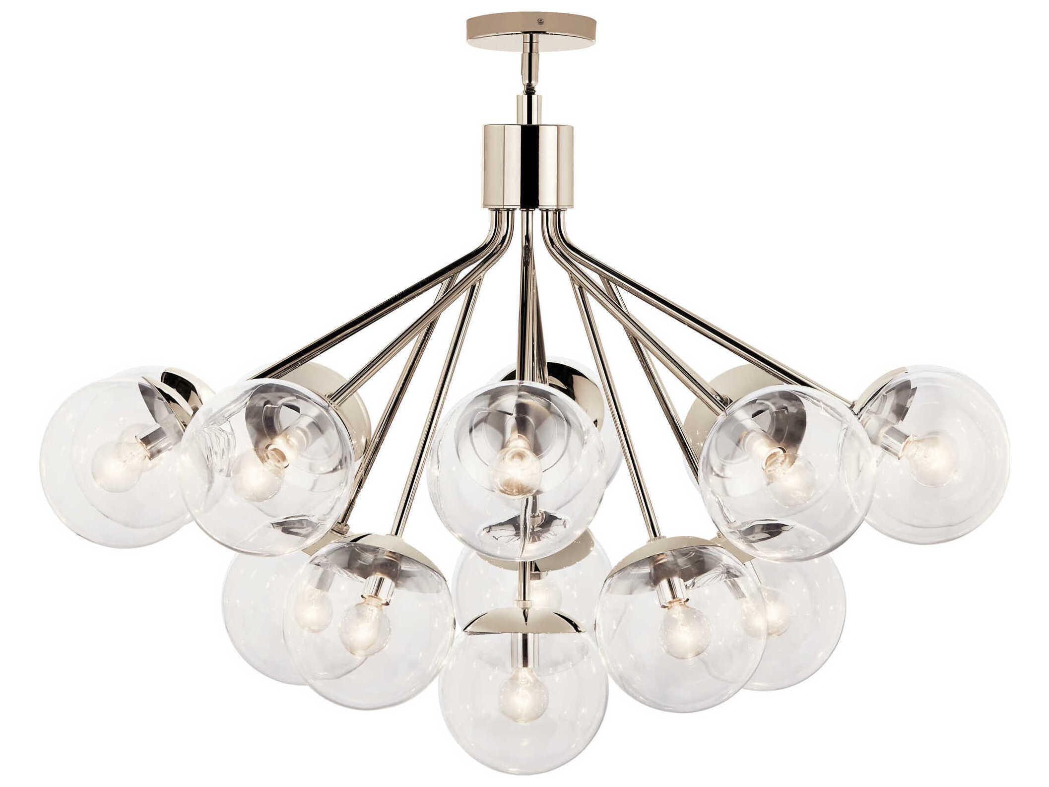 Kichler Silvarious 16-Light Polished Nickel Chandelier