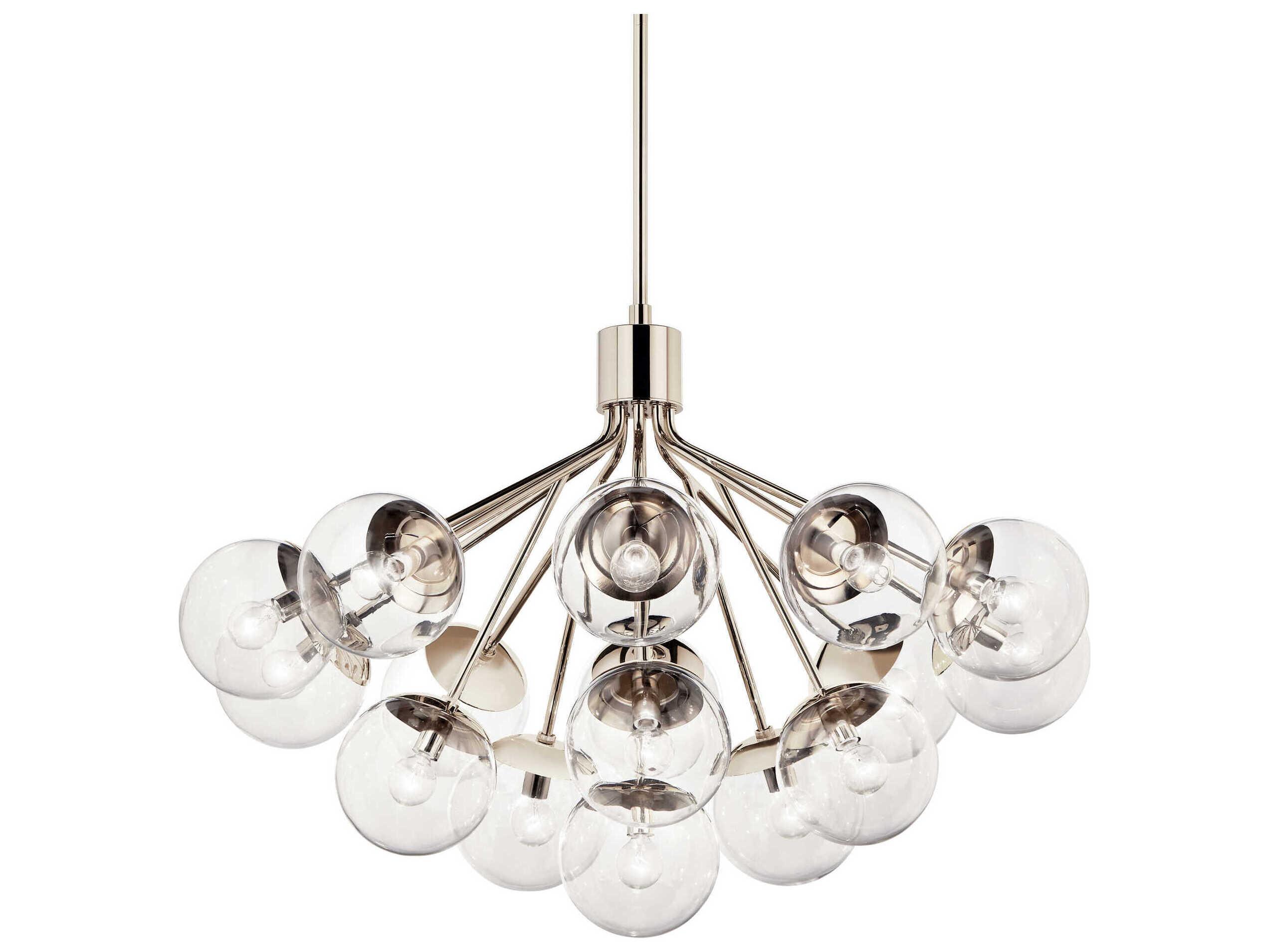 Kichler Silvarious 16-Light Polished Nickel Chandelier
