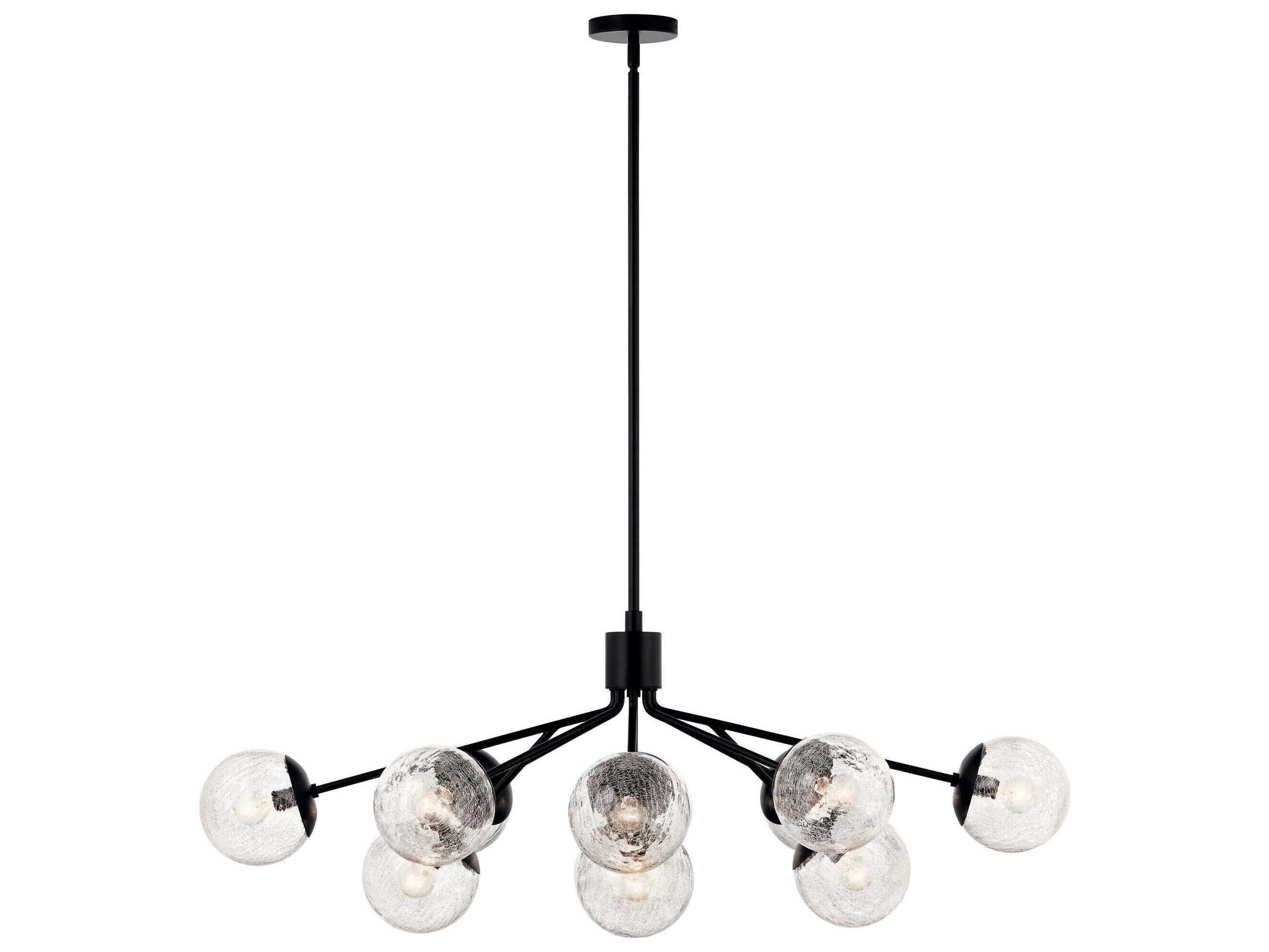 Kichler Silvarious 12-Light Black Chandelier