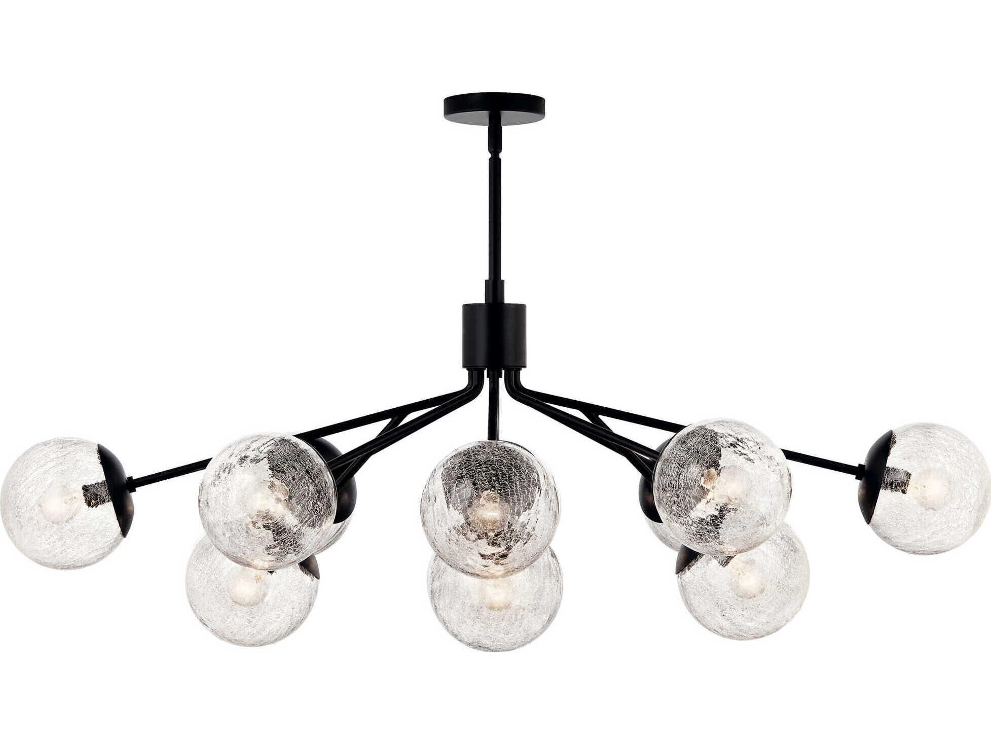 Kichler Silvarious 12-Light Black Chandelier