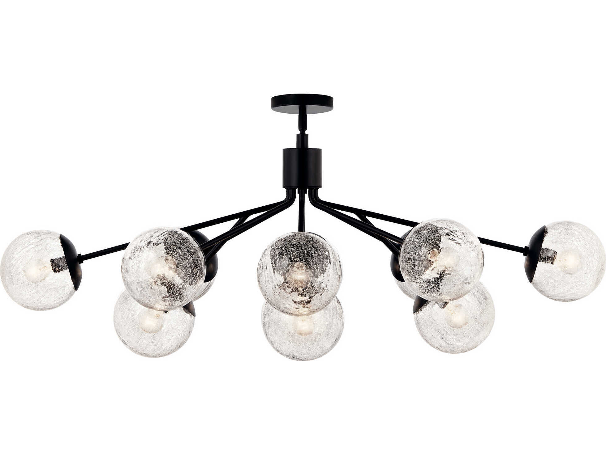 Kichler Silvarious 12-Light Black Chandelier