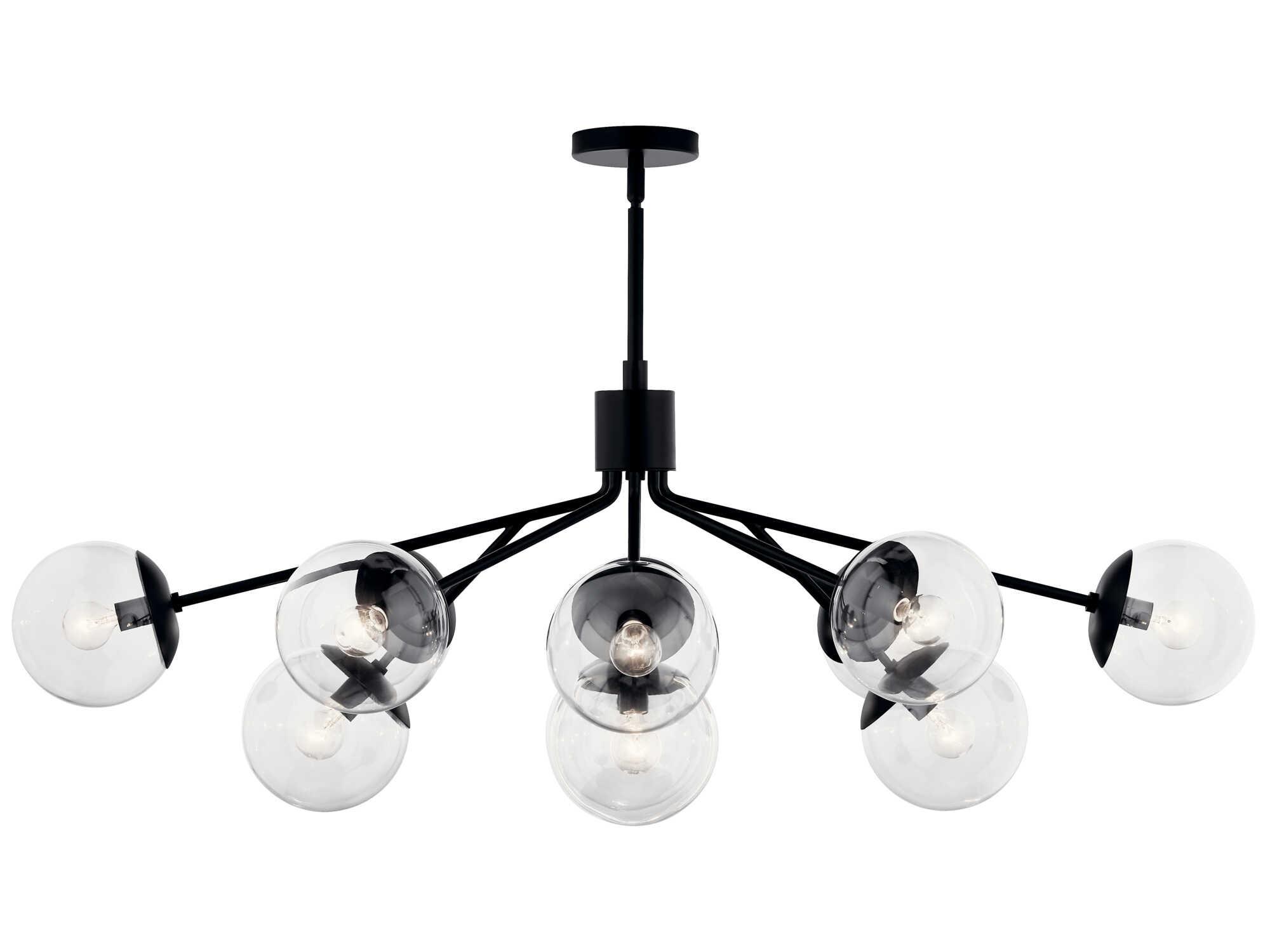 Kichler Silvarious 12-Light Black Chandelier