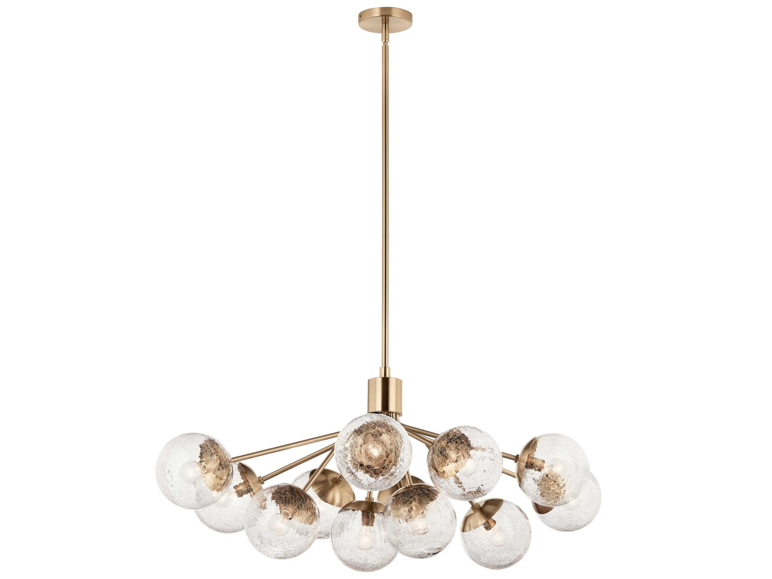 Kichler Silvarious 12-Light Champagne Bronze Chandelier