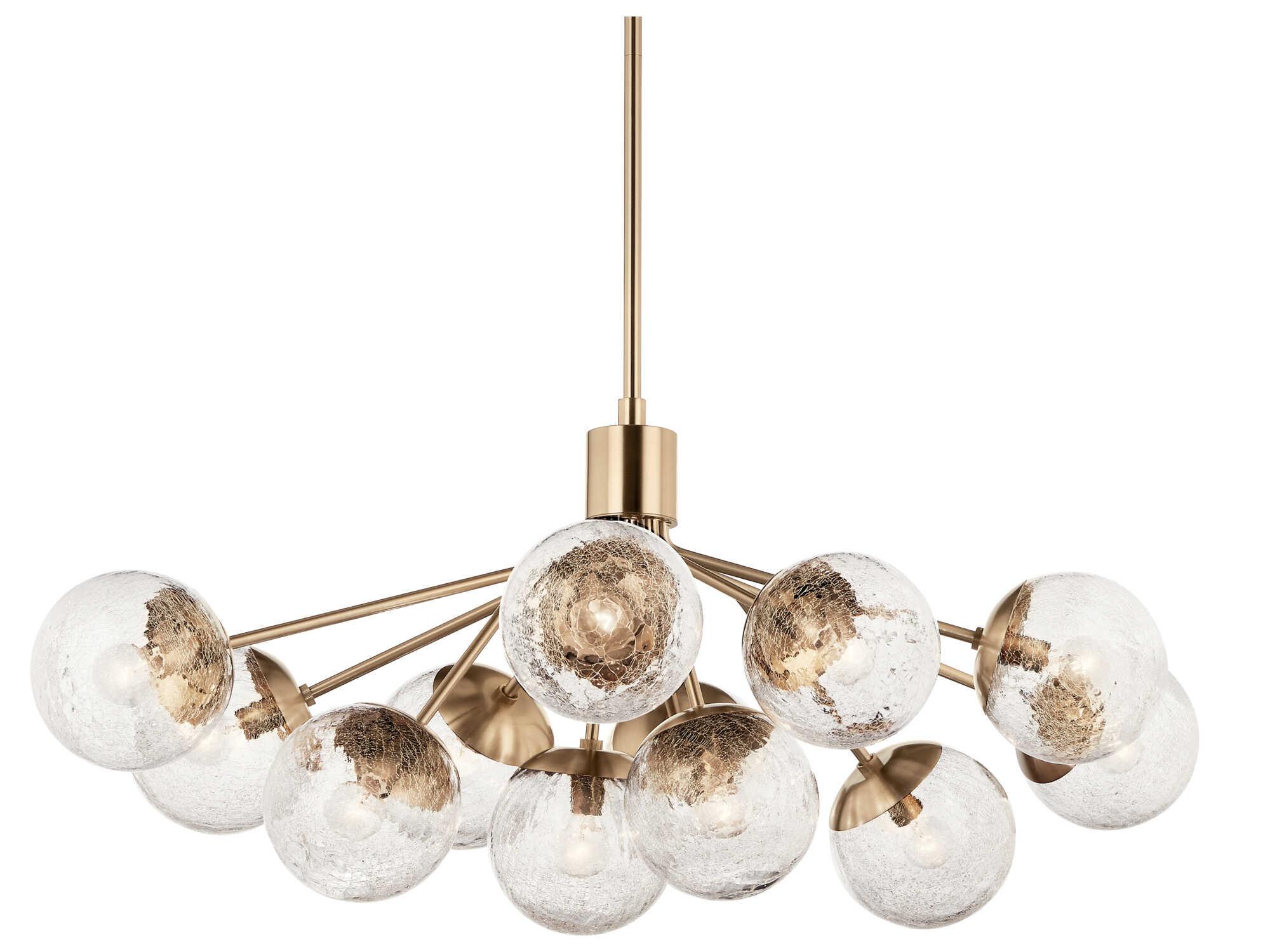 Kichler Silvarious 12-Light Champagne Bronze Chandelier
