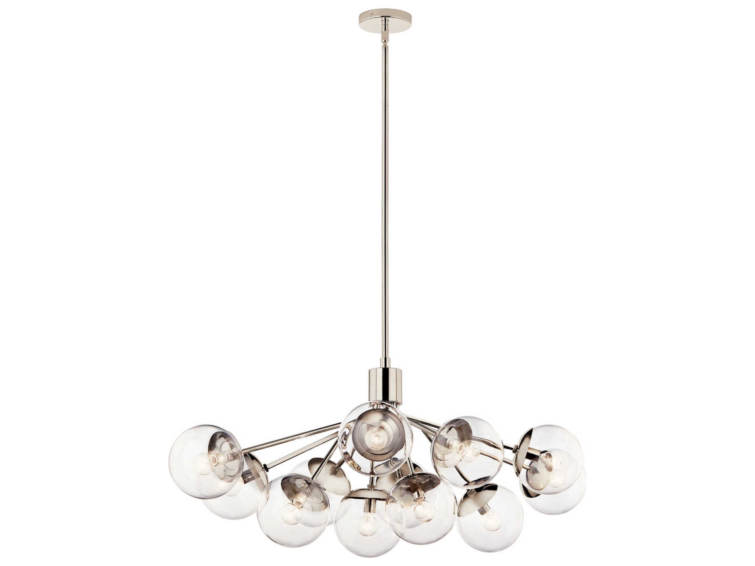 Kichler Silvarious 12-Light Polished Nickel Chandelier
