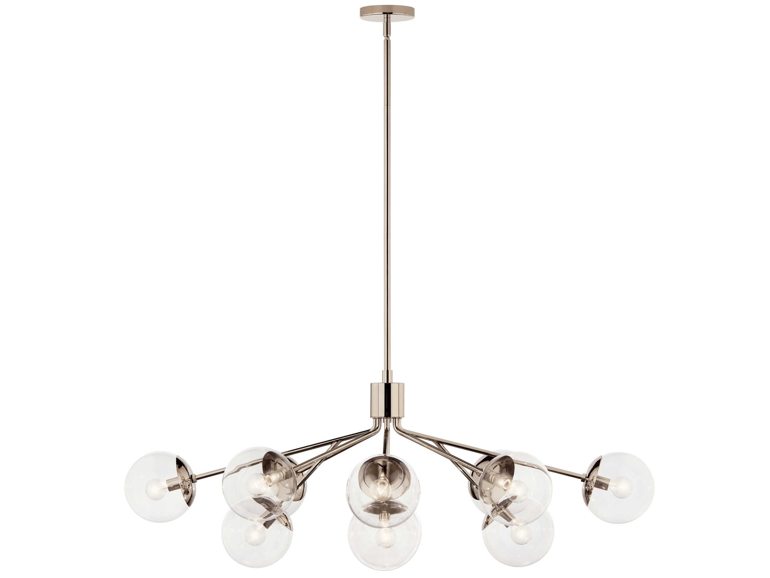 Kichler Silvarious 12-Light Polished Nickel Chandelier