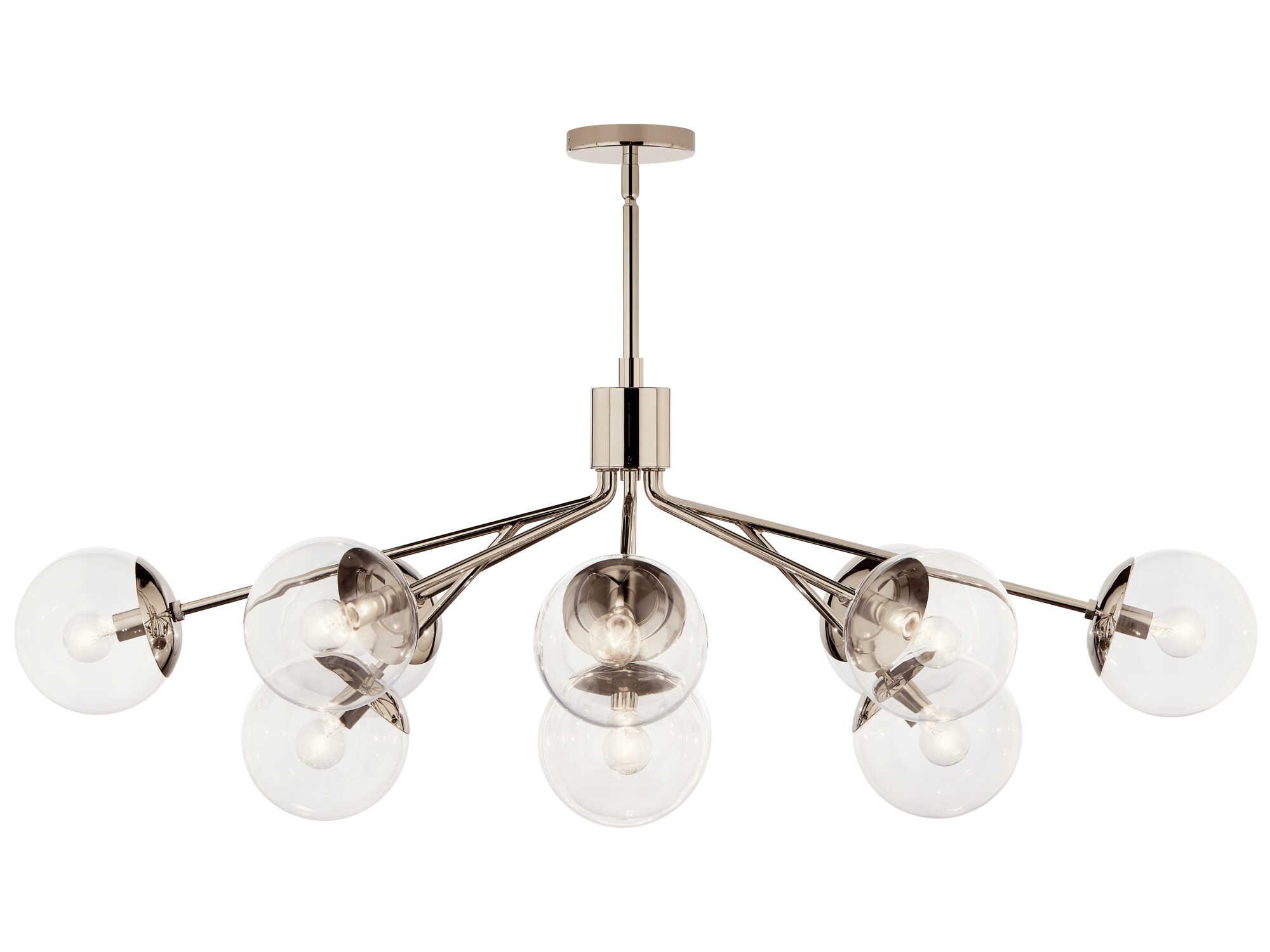Kichler Silvarious 12-Light Polished Nickel Chandelier