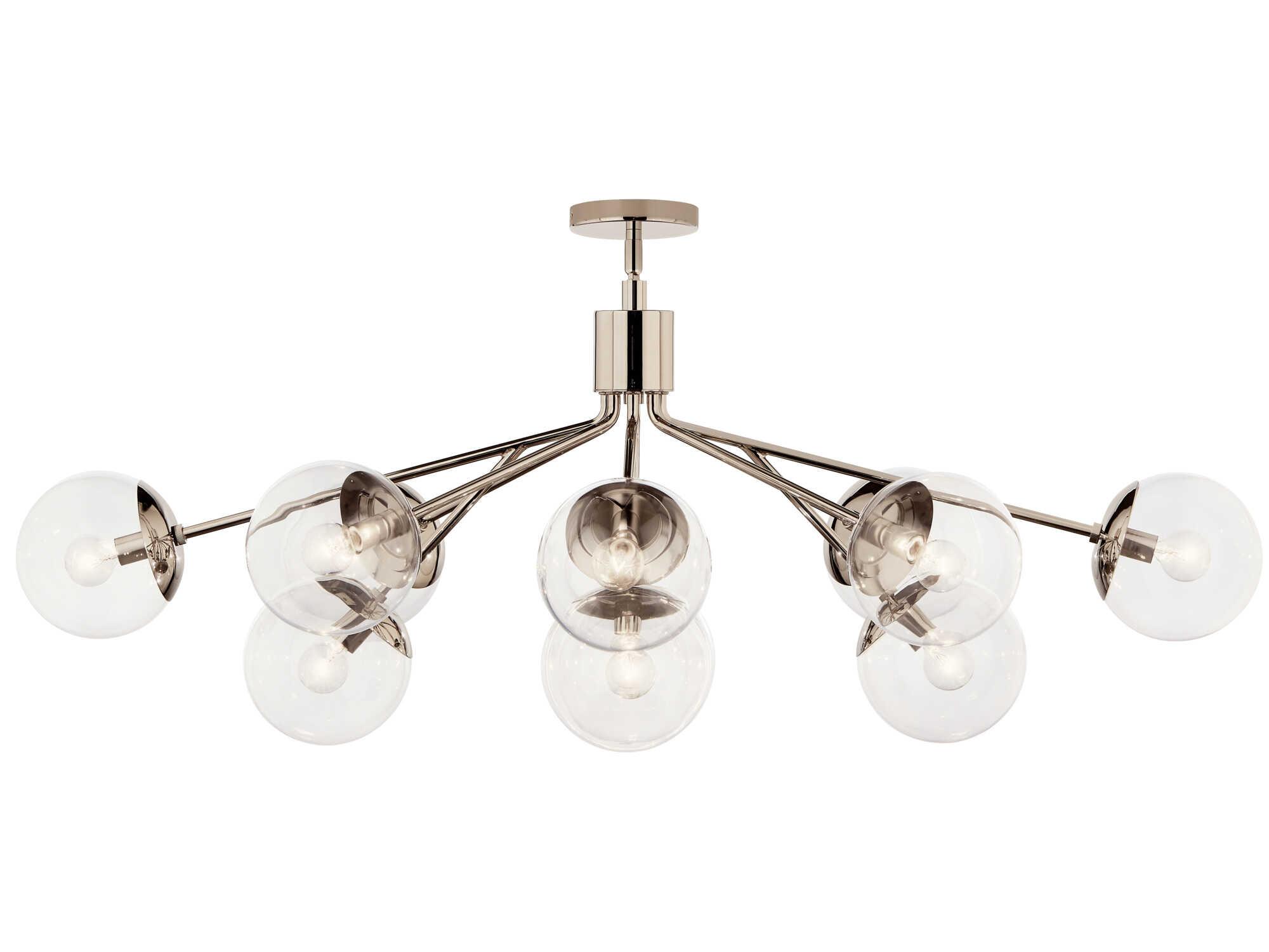 Kichler Silvarious 12-Light Polished Nickel Chandelier