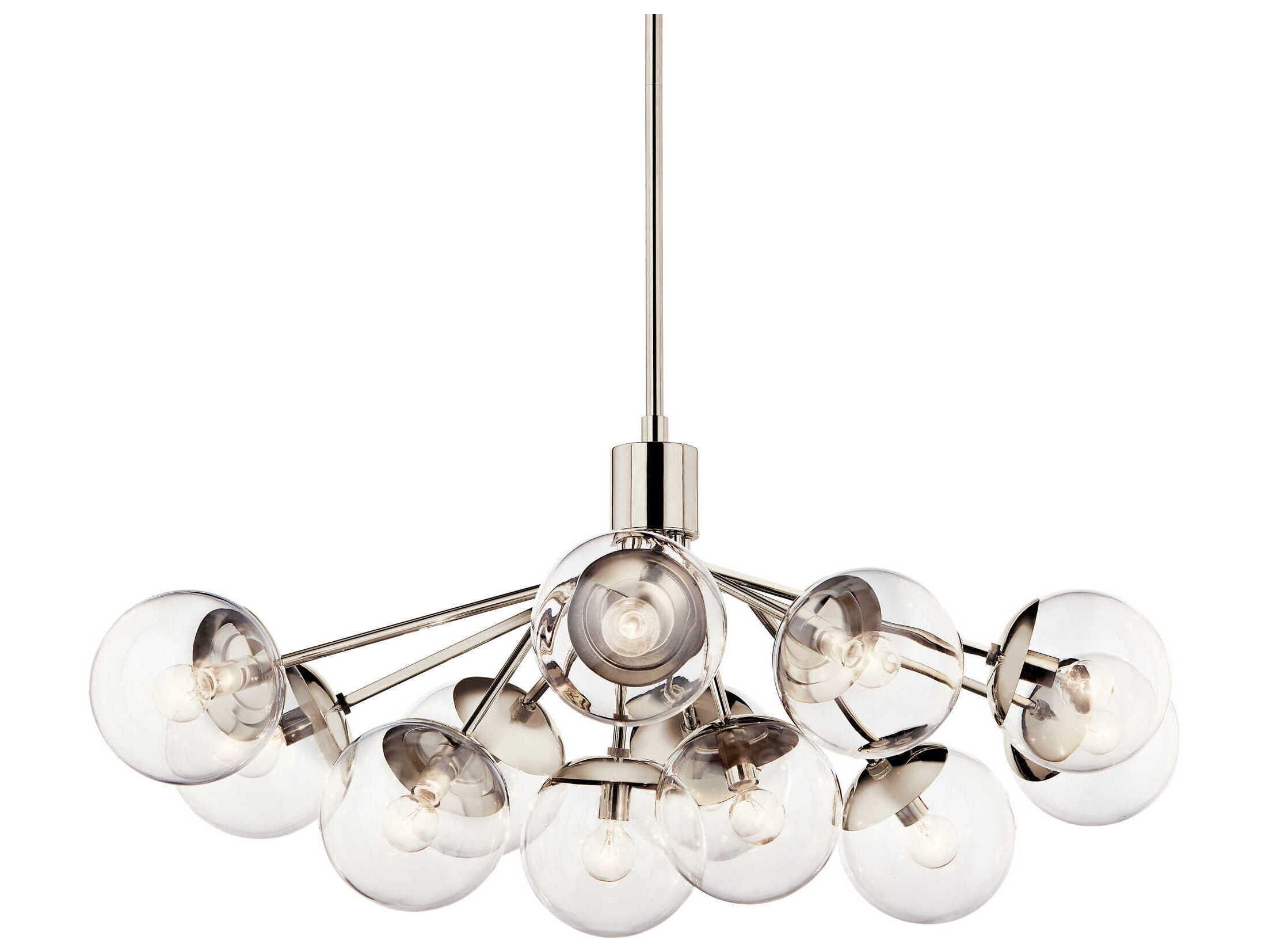 Kichler Silvarious 12-Light Polished Nickel Chandelier