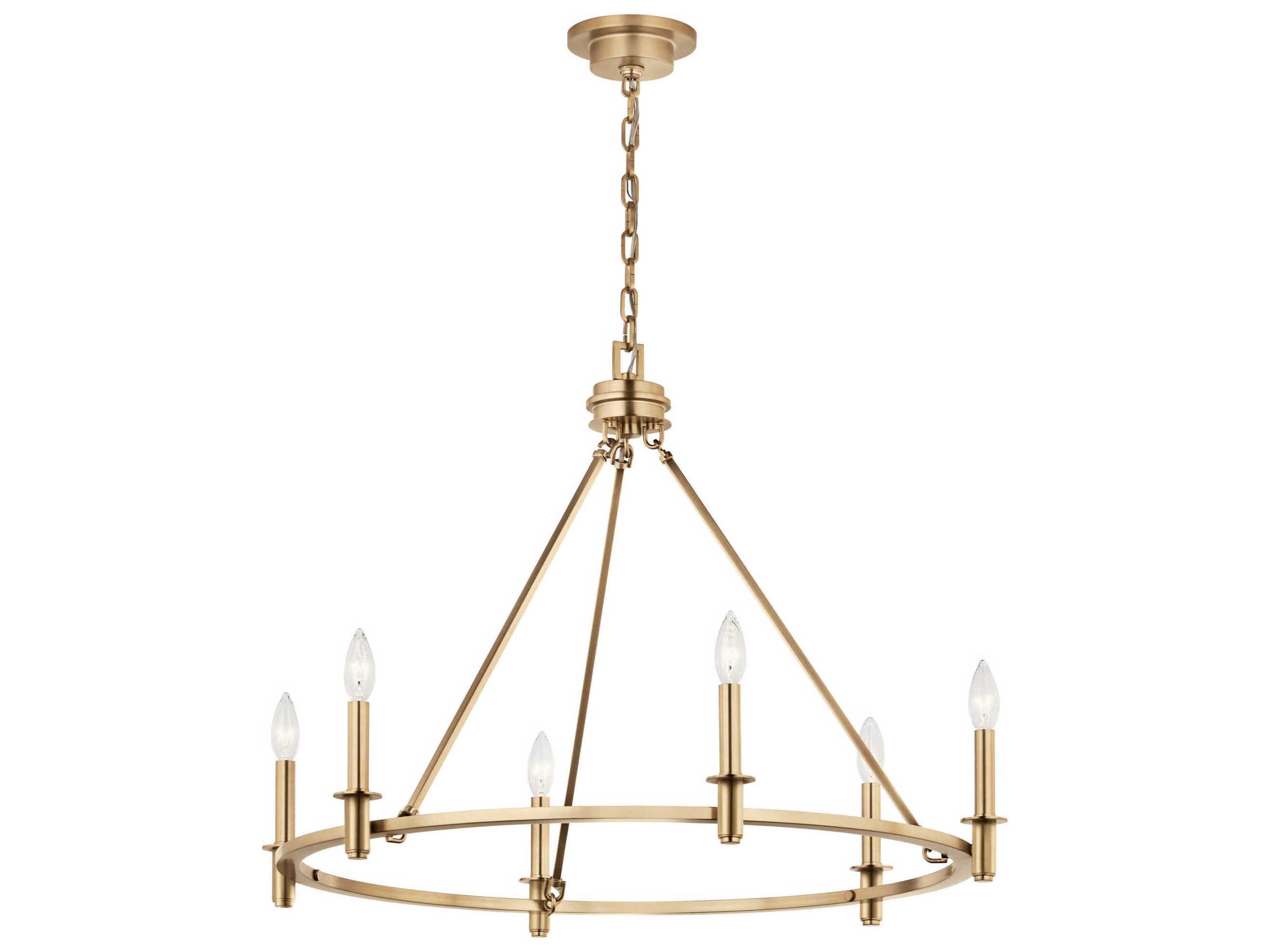 Kichler Carrick 6-Light Champagne Bronze Chandelier