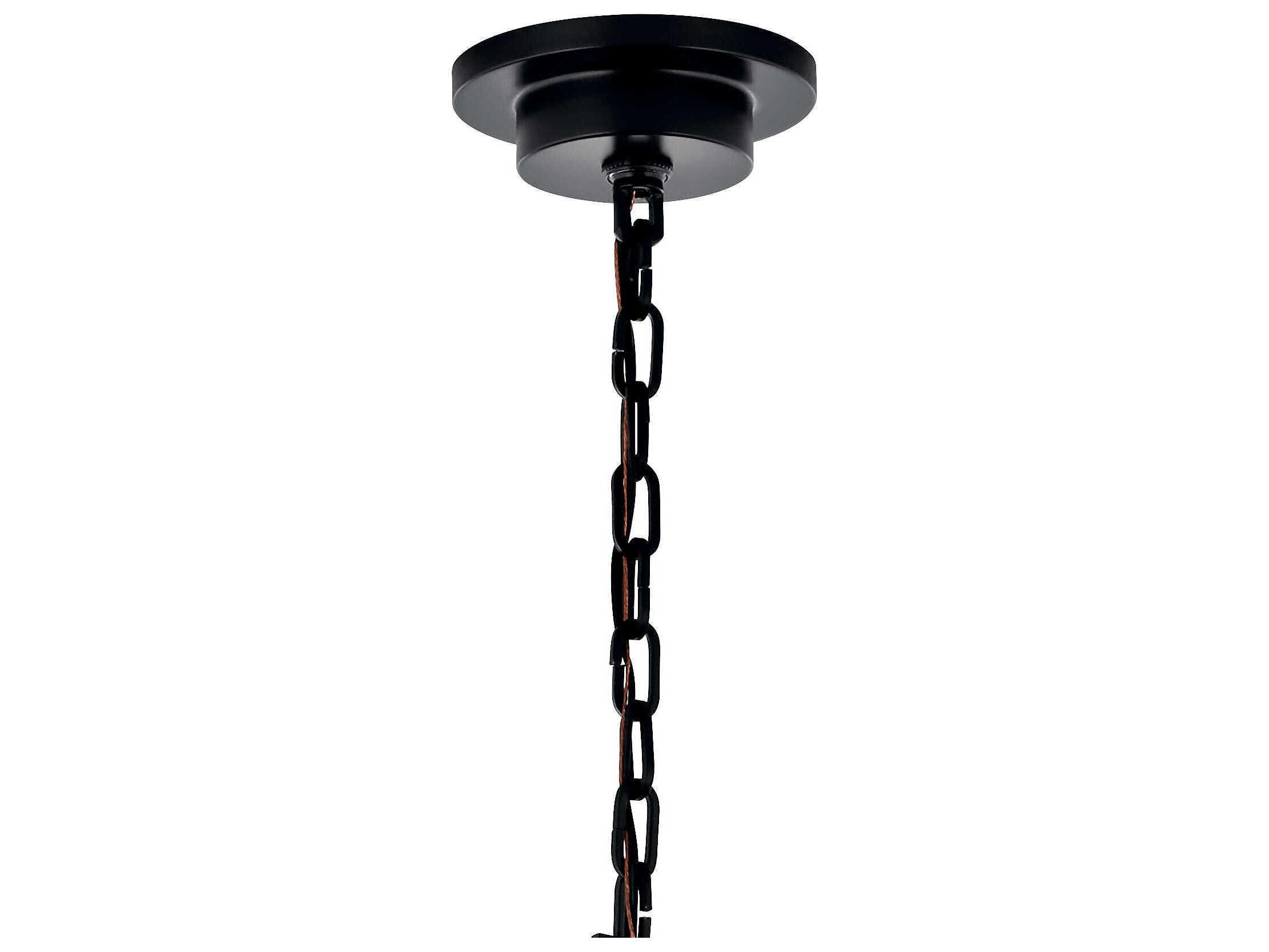 Kichler Carrick 8-Light Black Chandelier