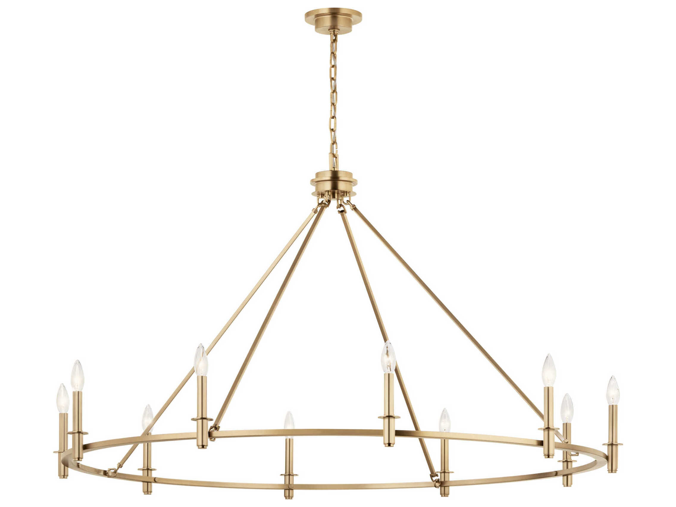 Kichler Carrick 10-Light Champagne Bronze Chandelier