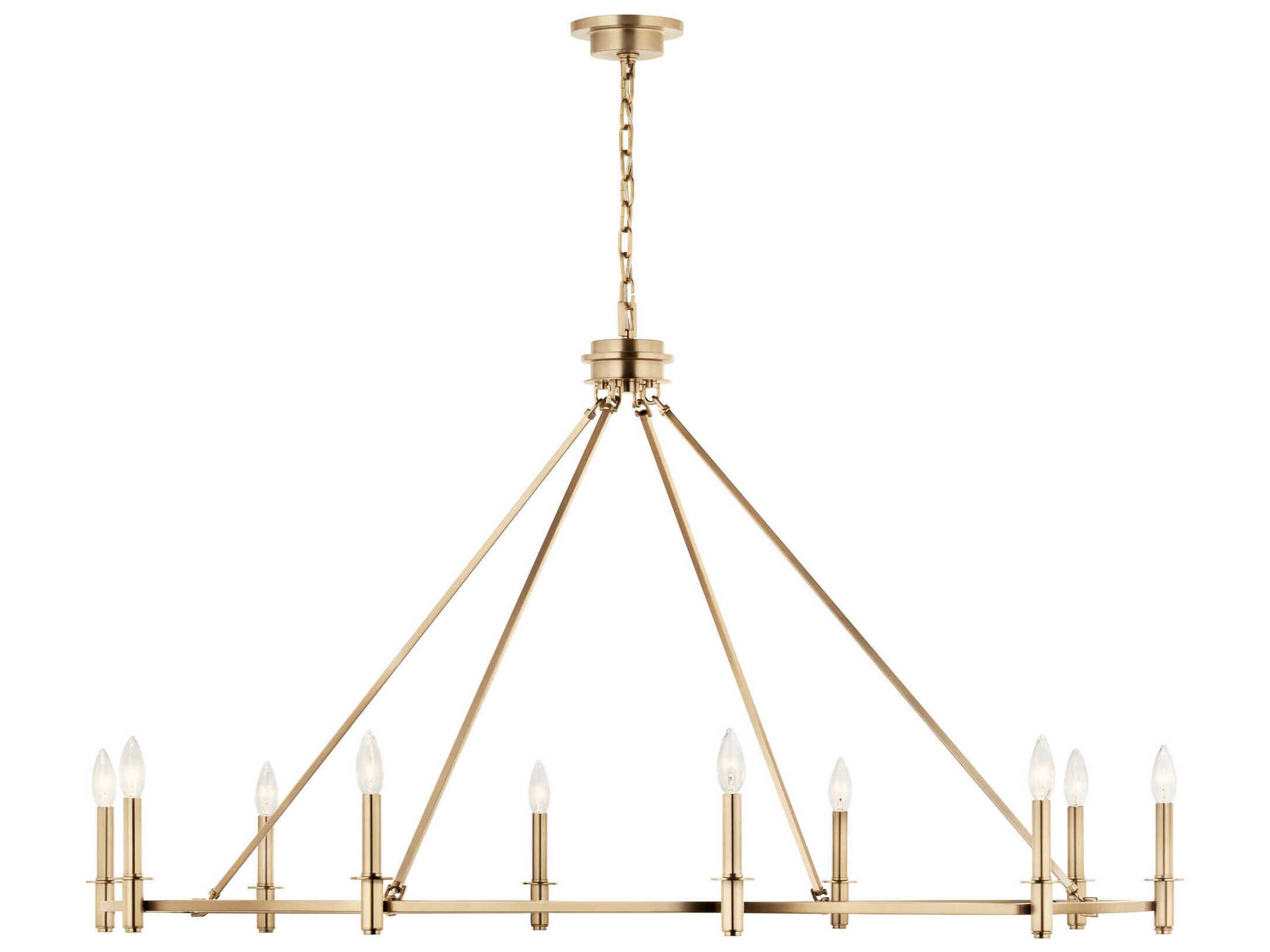 Kichler Carrick 10-Light Champagne Bronze Chandelier