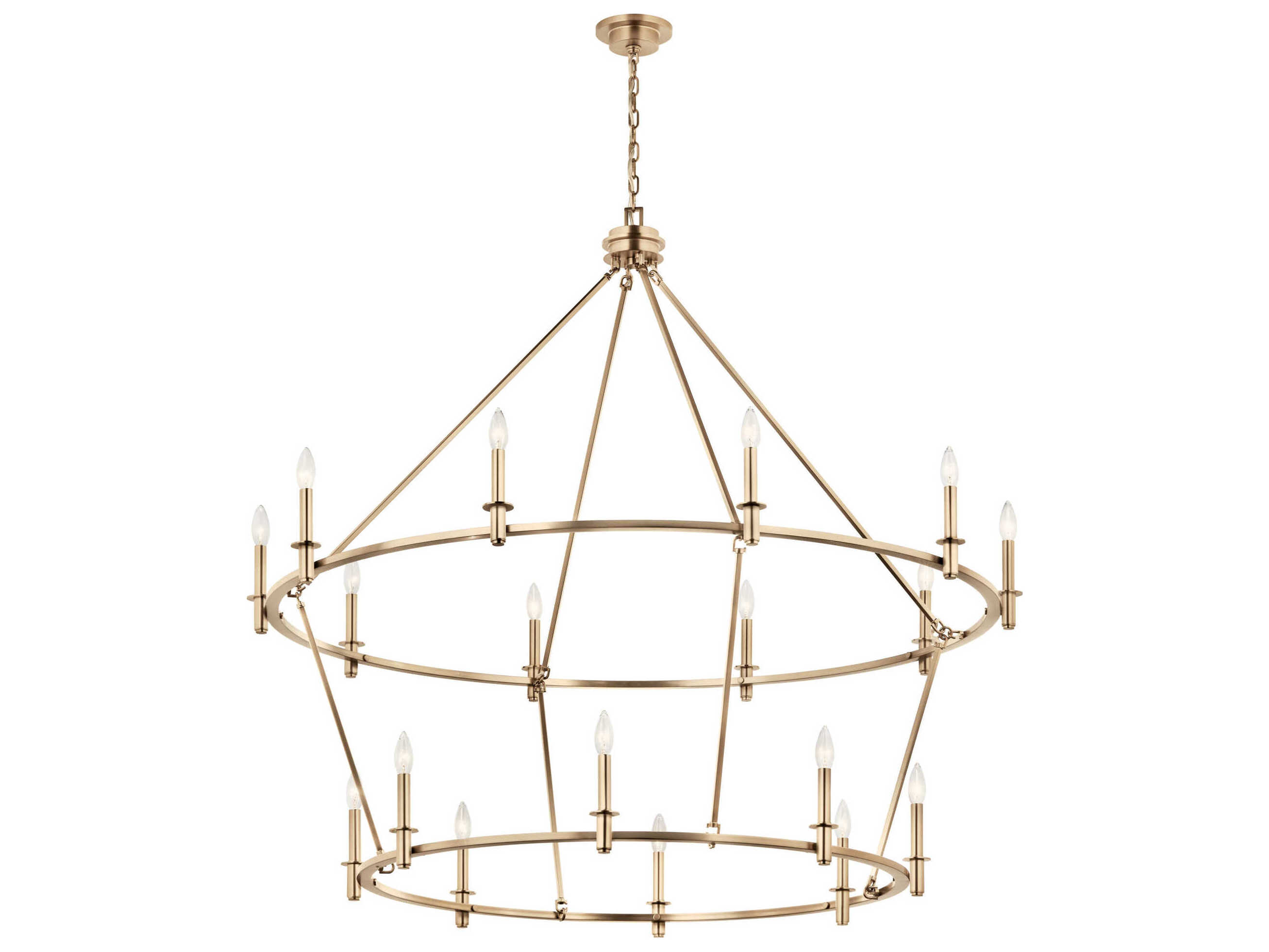 Kichler Carrick 18-Light Champagne Bronze Chandelier