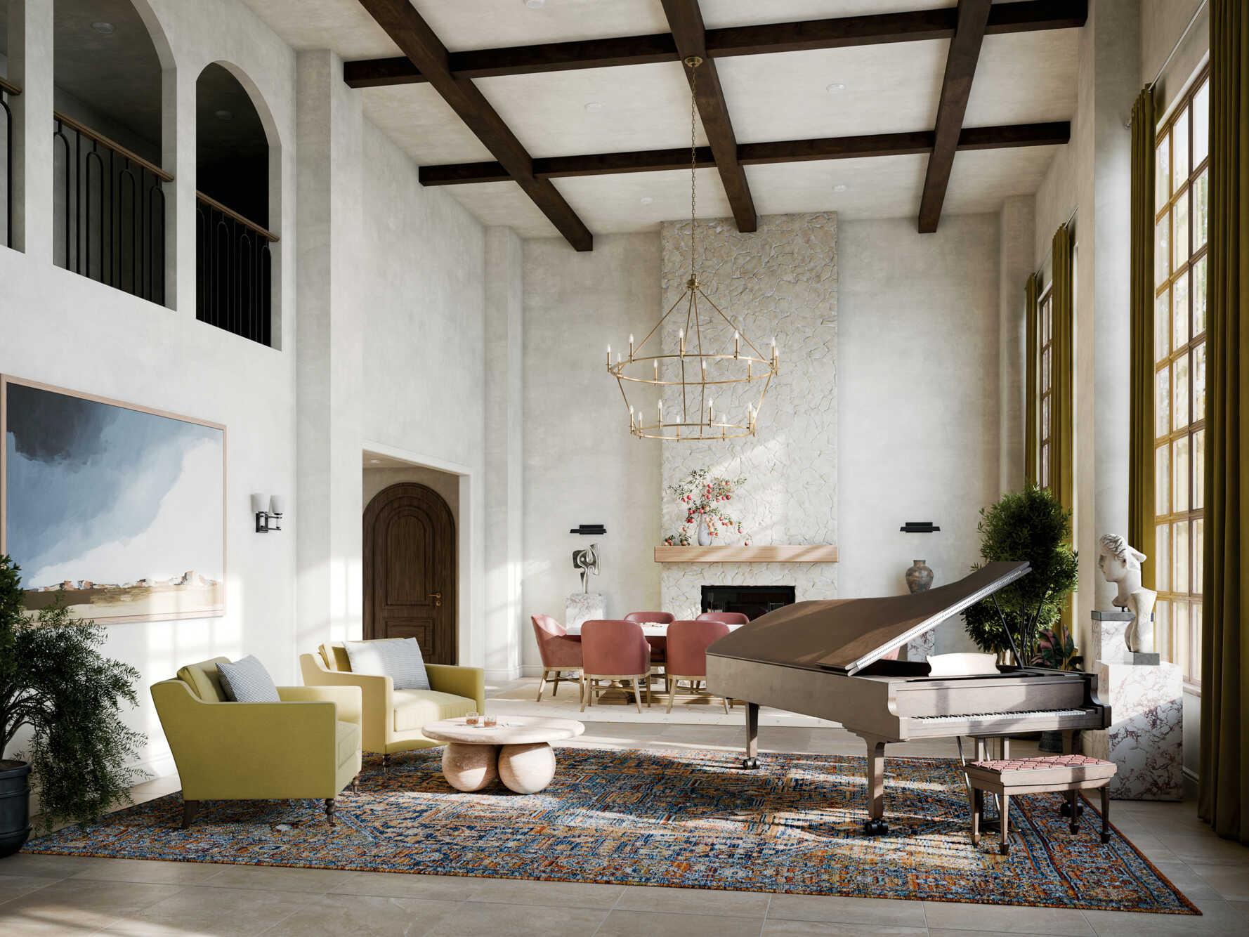 Kichler Carrick 18-Light Champagne Bronze Chandelier