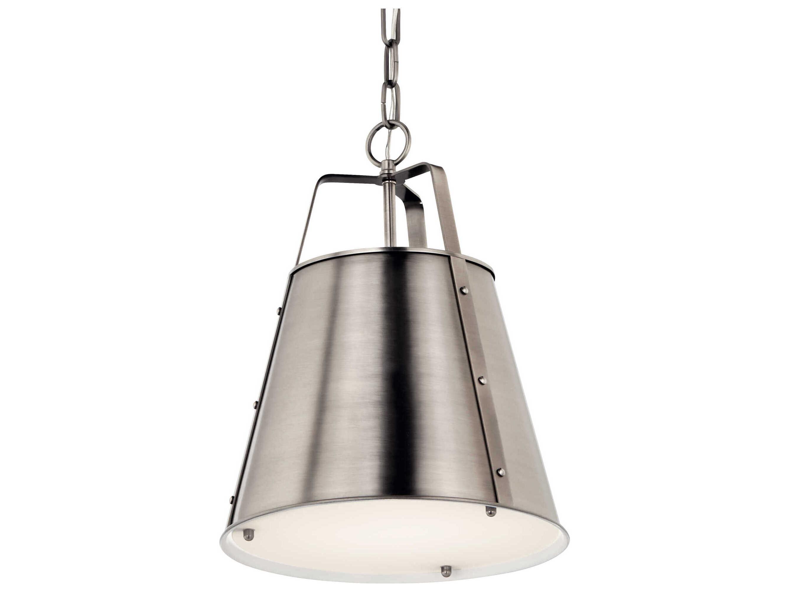 Kichler Etcher 1-Light Classic Pewter Pendant