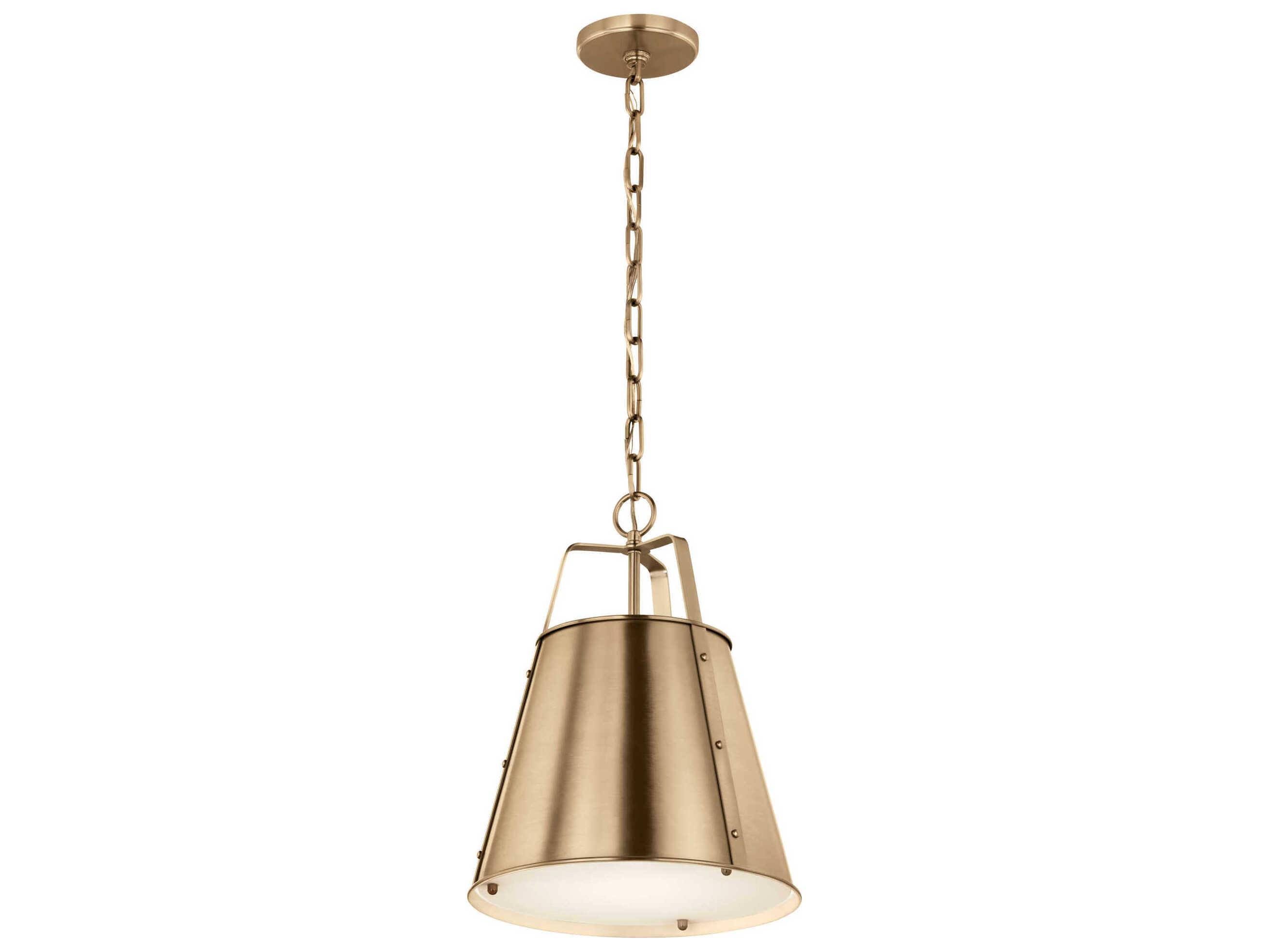 Kichler Etcher 1-Light Champagne Bronze Pendant