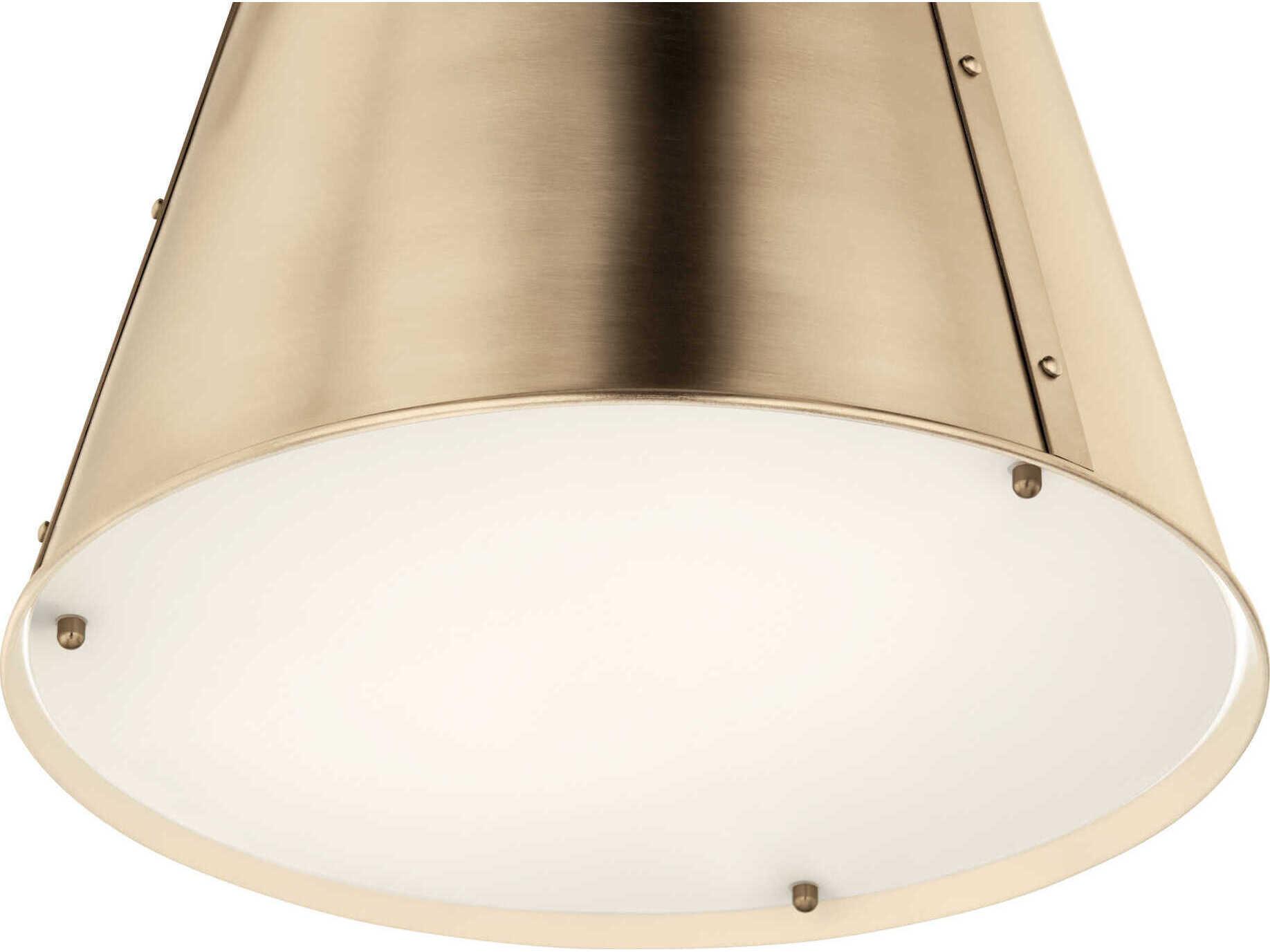 Kichler Etcher 1-Light Champagne Bronze Pendant