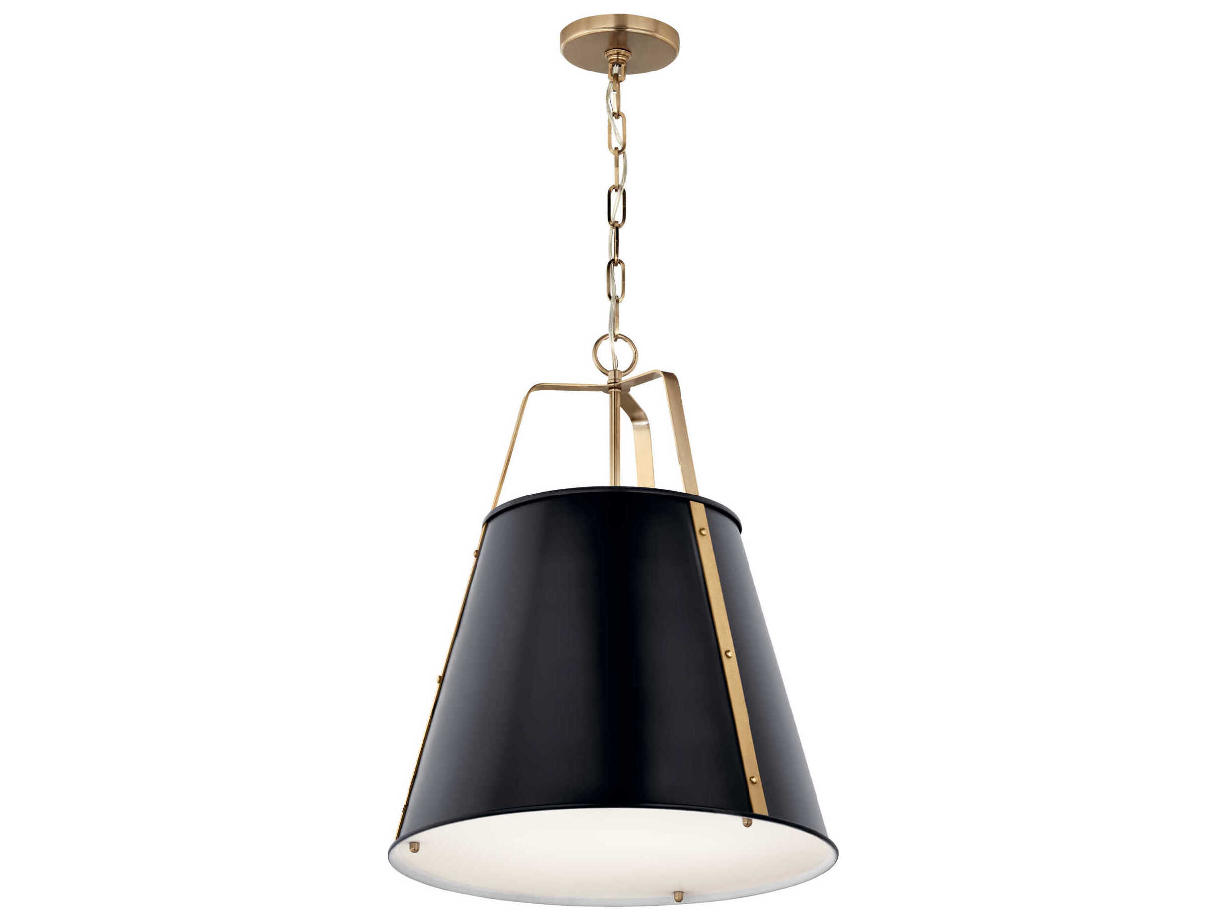 Kichler Etcher 2-Light Black Pendant
