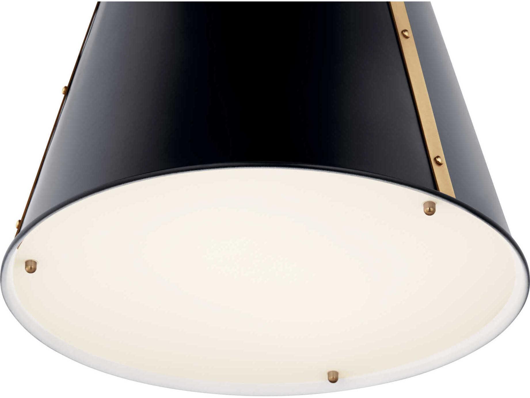 Kichler Etcher 2-Light Black Pendant