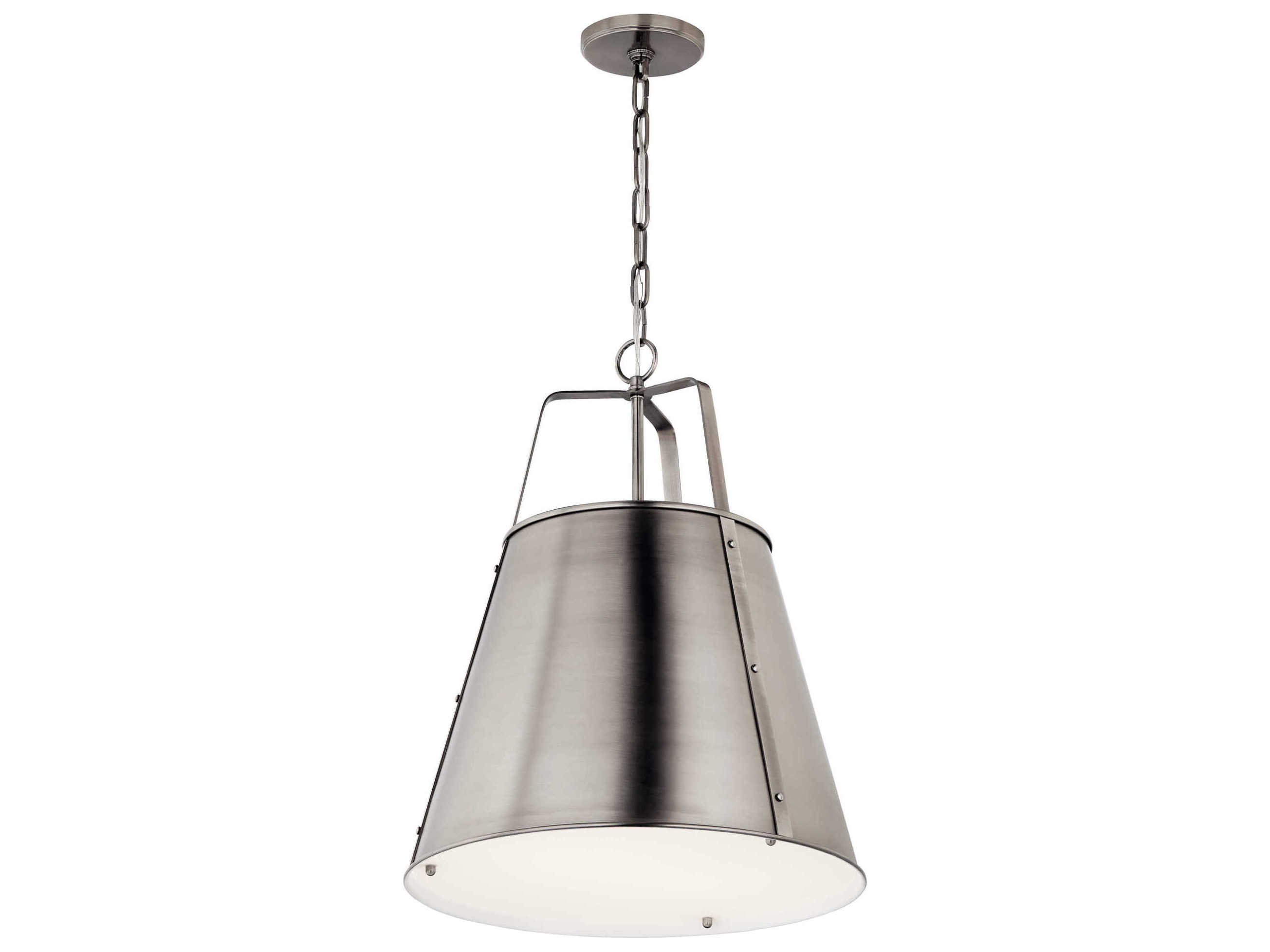 Kichler Etcher 2-Light Classic Pewter Pendant