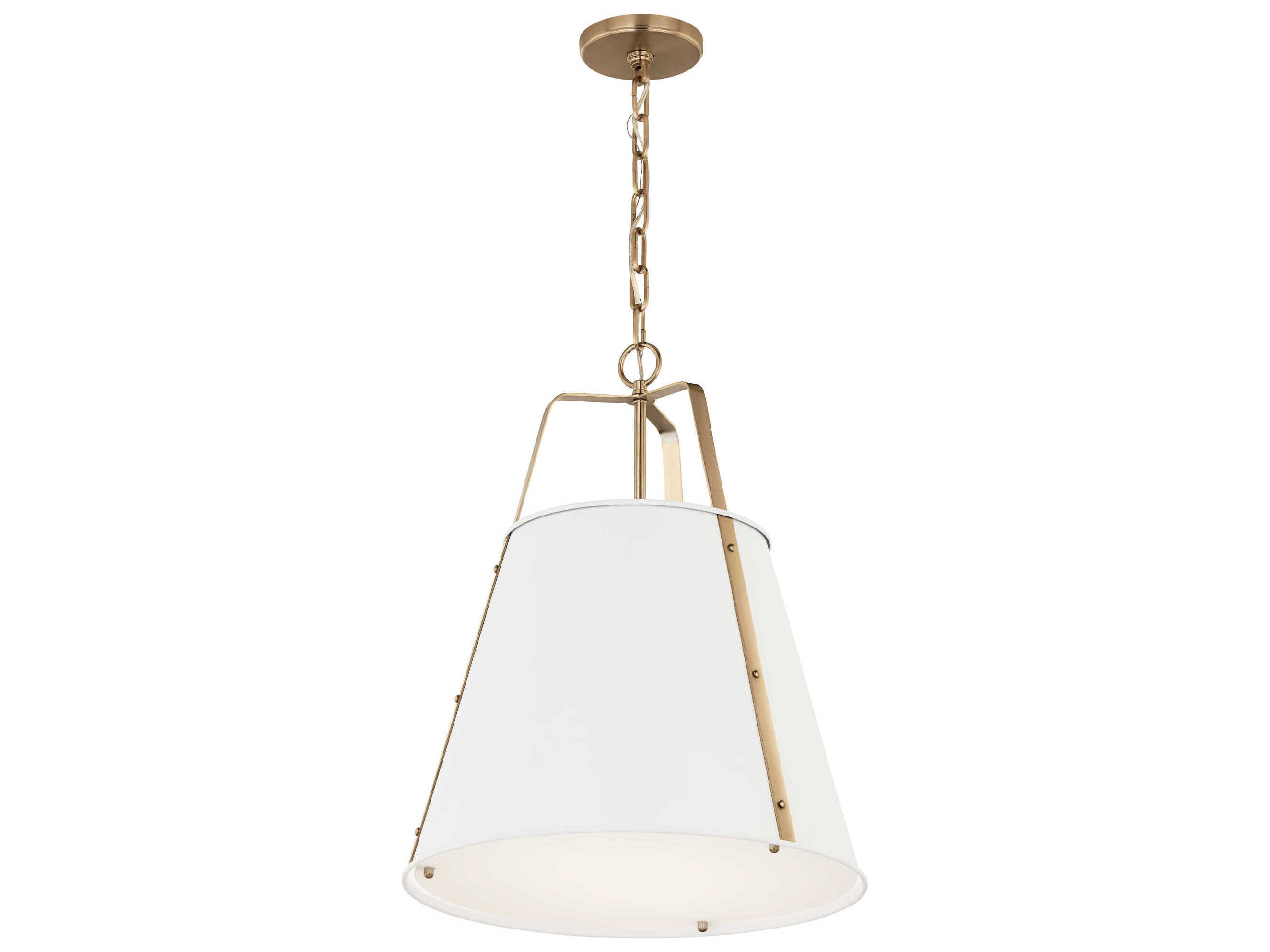 Kichler Etcher 2-Light White Pendant