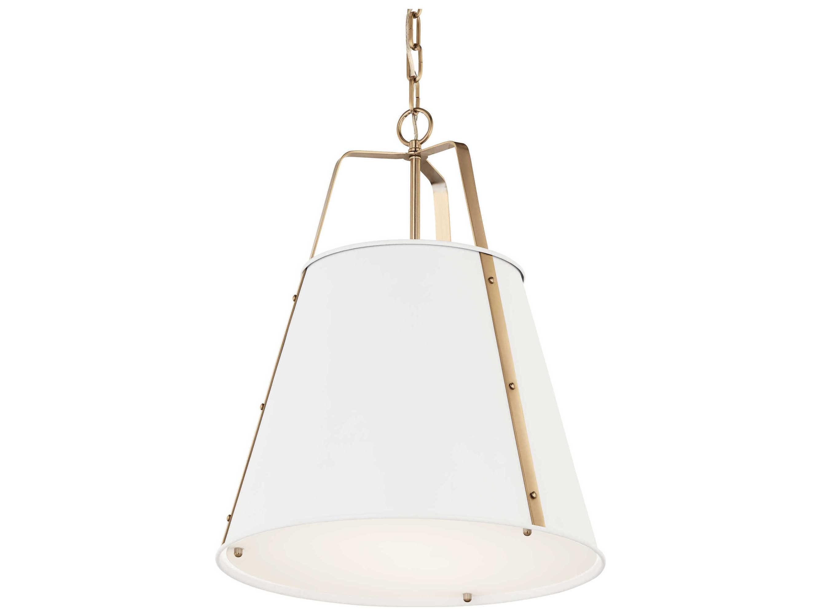 Kichler Etcher 2-Light White Pendant