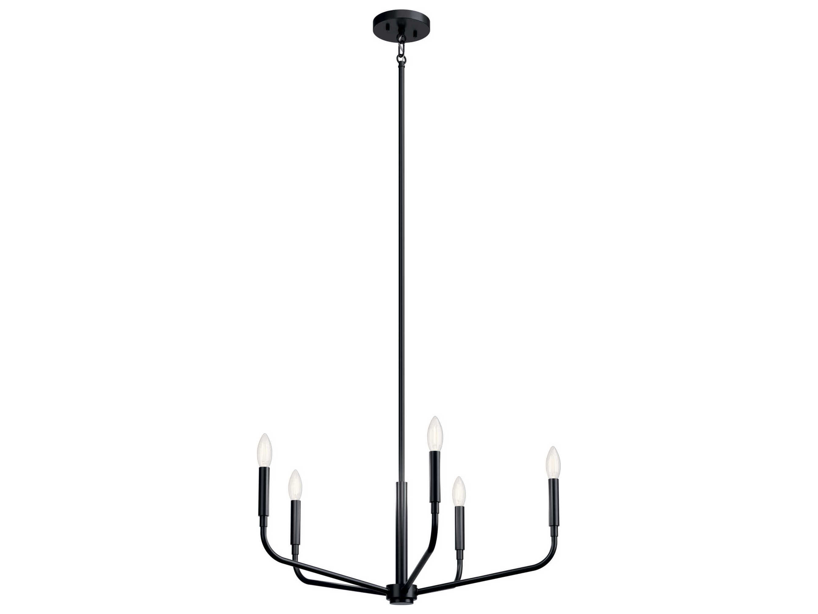 Kichler Madden 5-Light Black Chandelier