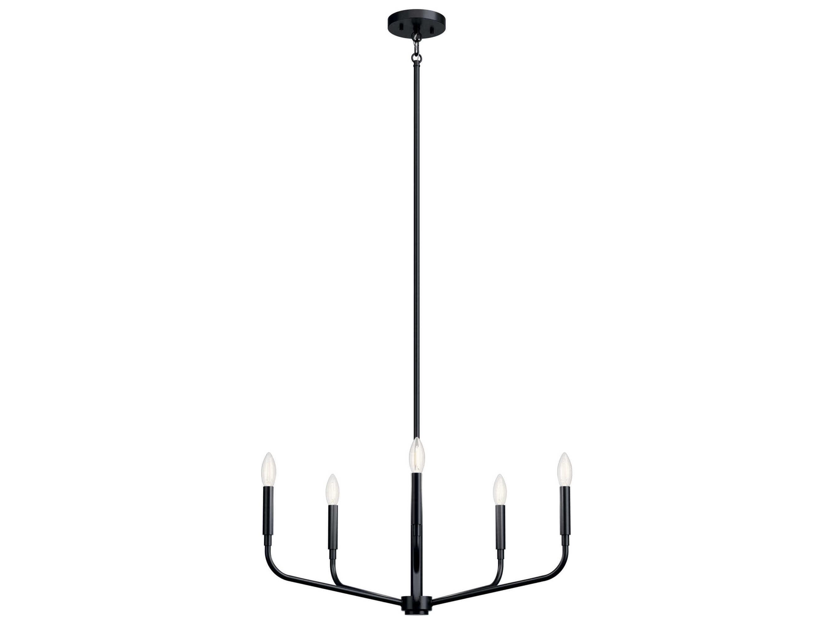Kichler Madden 5-Light Black Chandelier