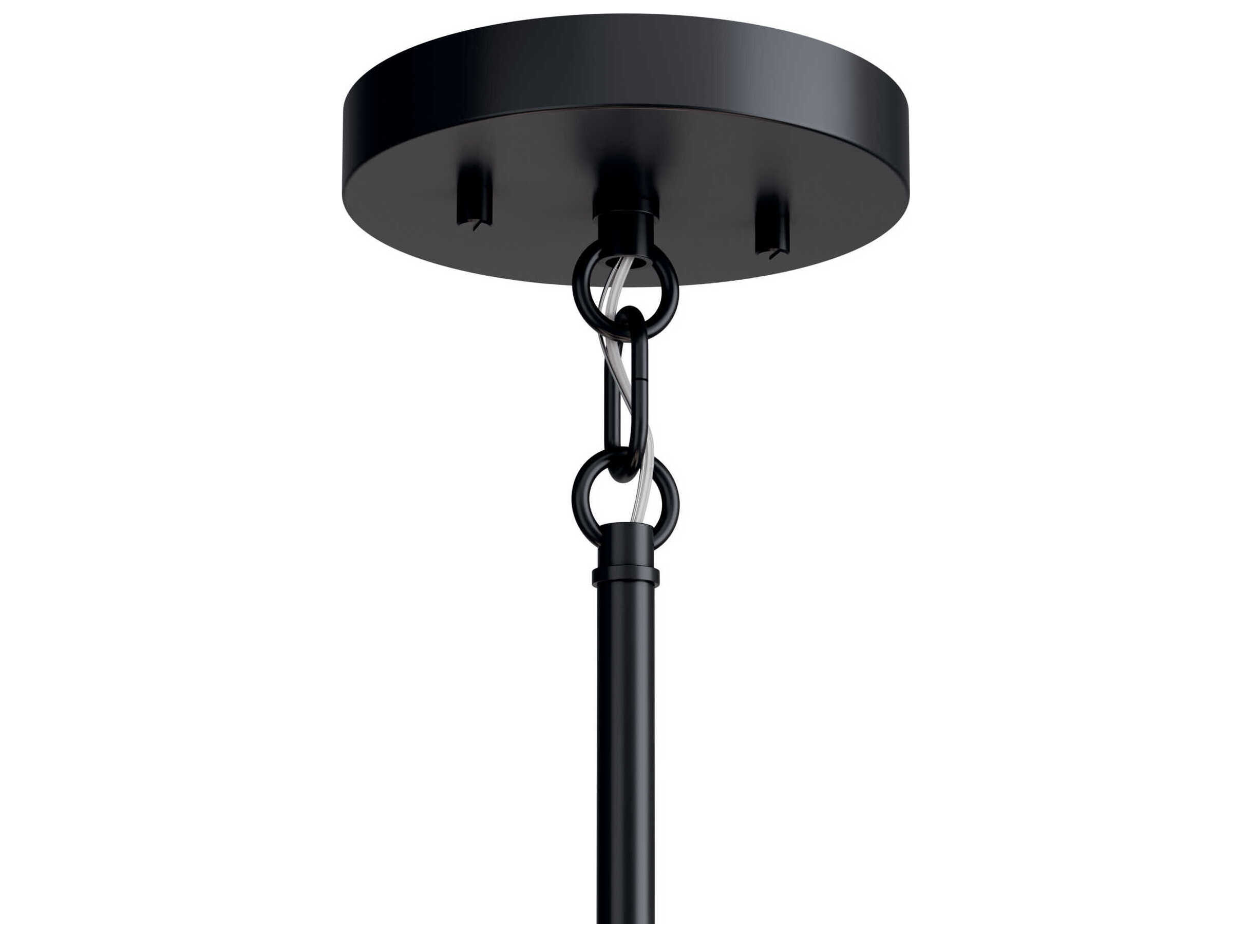 Kichler Madden 6-Light Black Chandelier