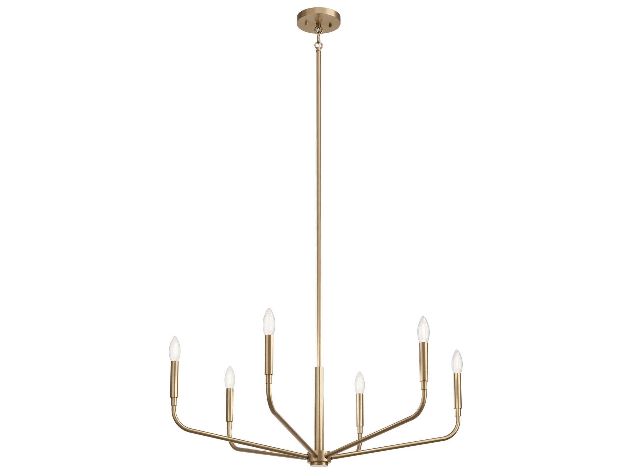 Kichler Madden 6-Light Champagne Bronze Chandelier